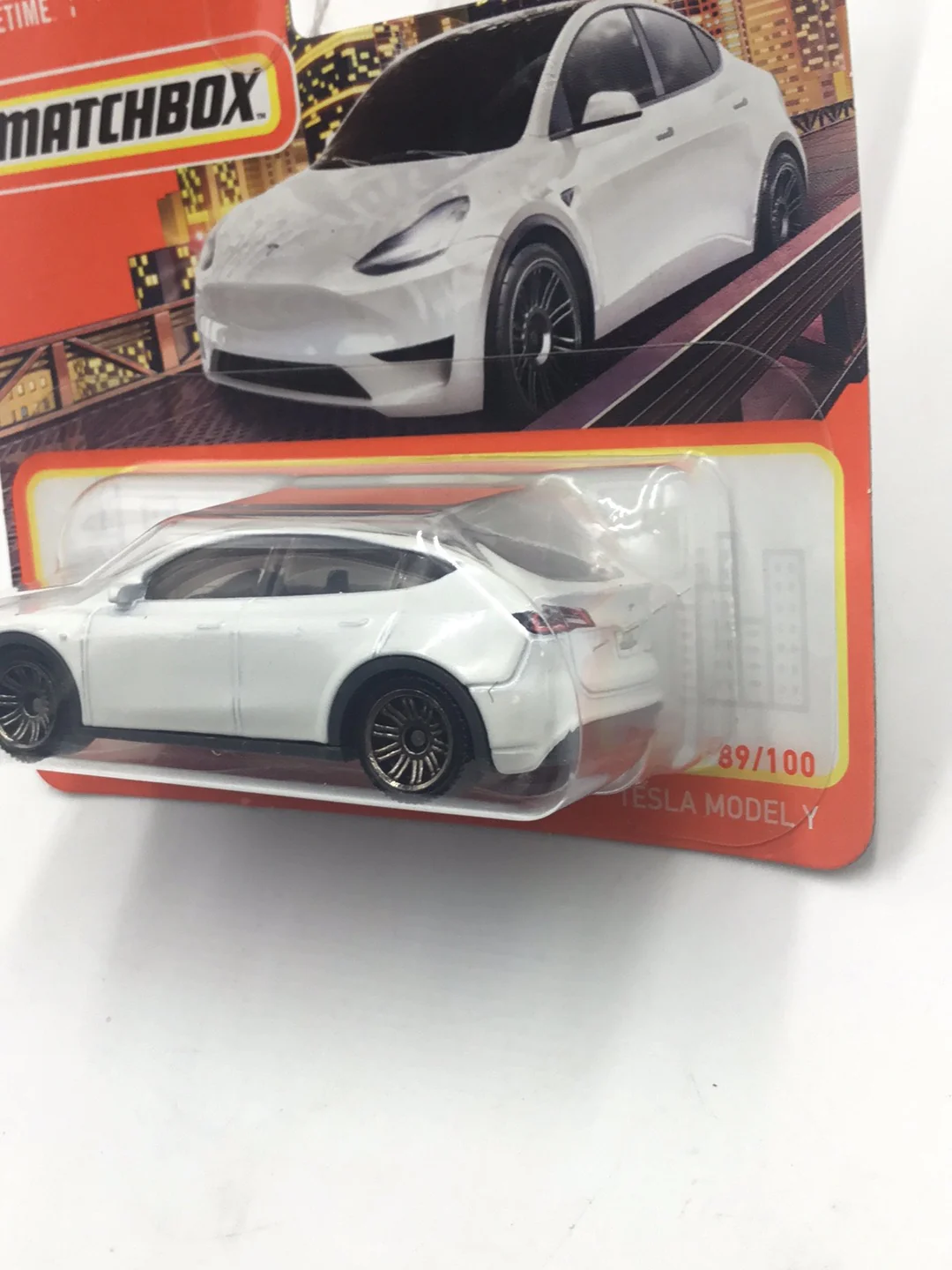2023 matchbox #89 Tesla Model Y SC Short Card 49E - Image 4