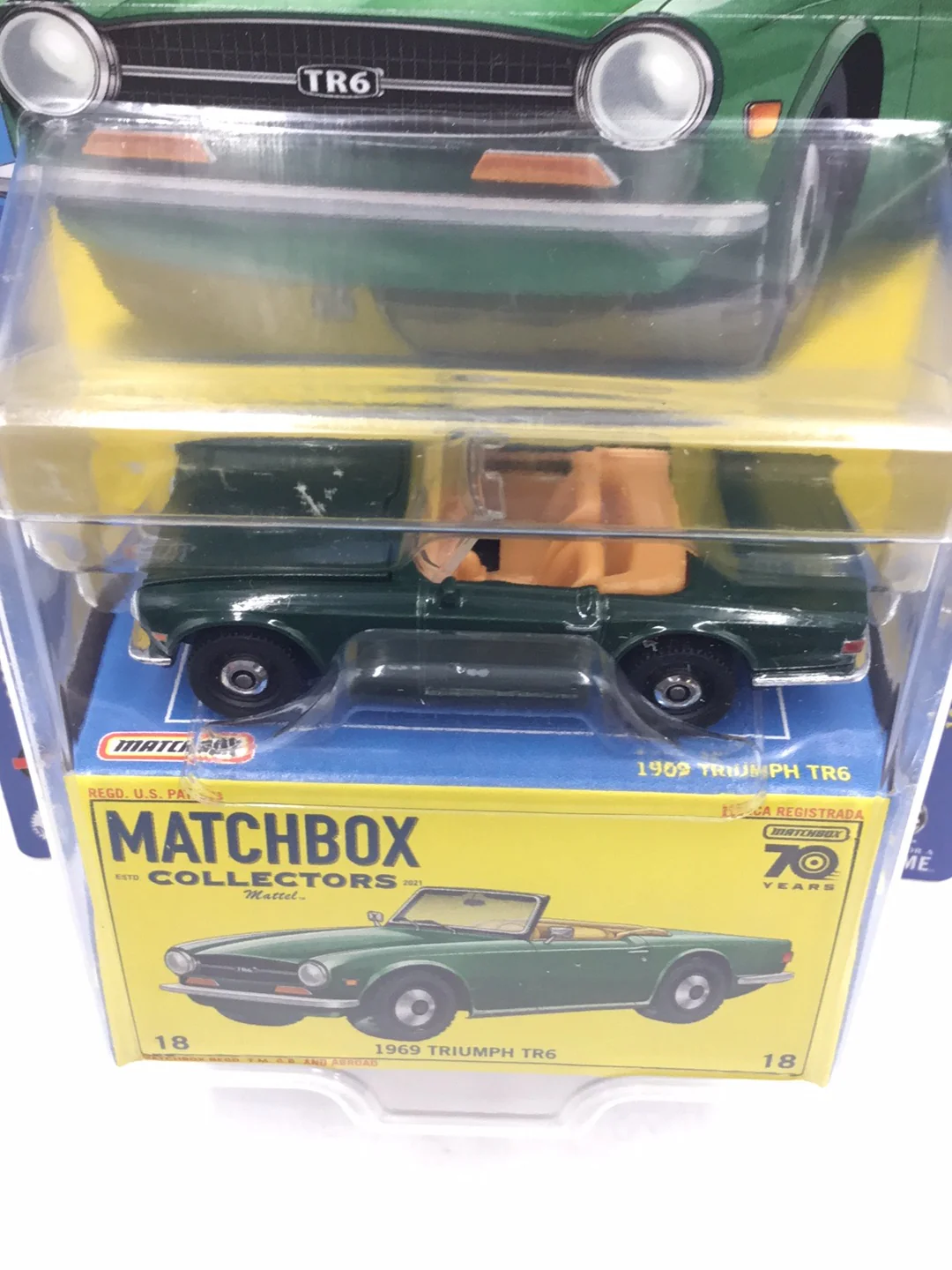 2023 matchbox Collectors #18 1969 Triumph TR6 18/22 170B - Image 5