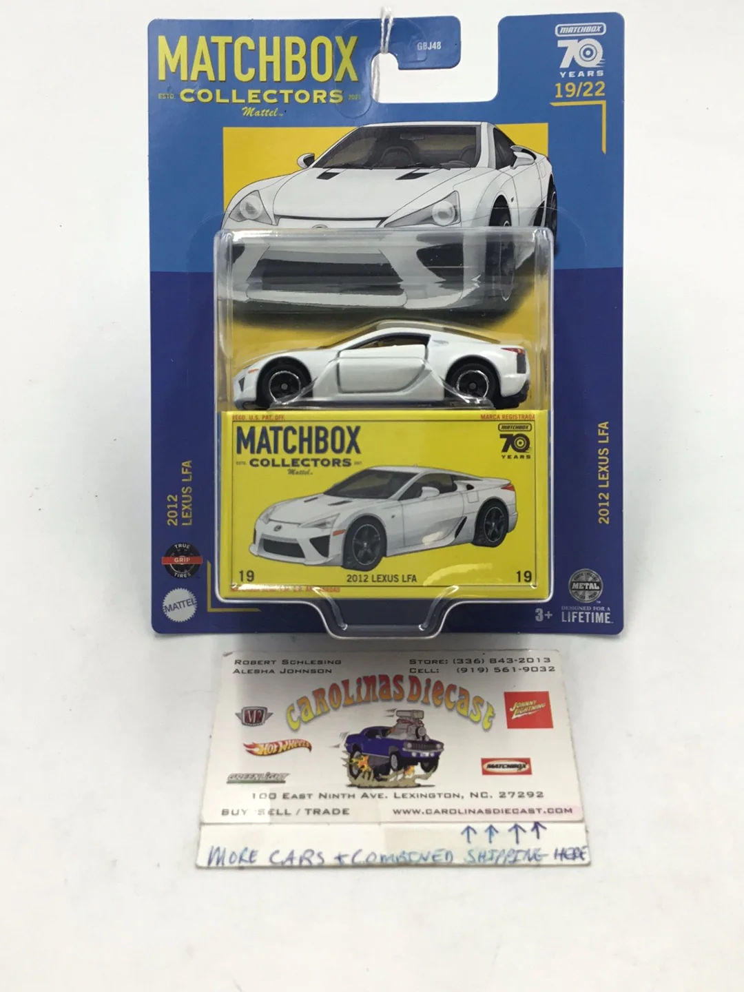 2023 matchbox Collectors #19 2012 Lexus LFA 19/22 170A