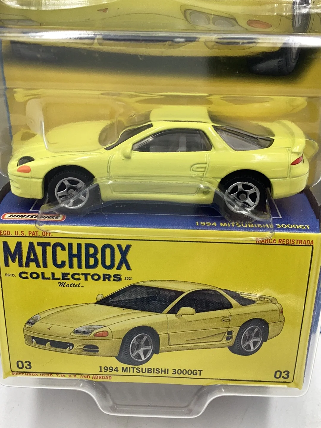 2023 matchbox Collectors 1994 Mitsubishi 3000gt 3000 GT 3/20 171A - Image 2