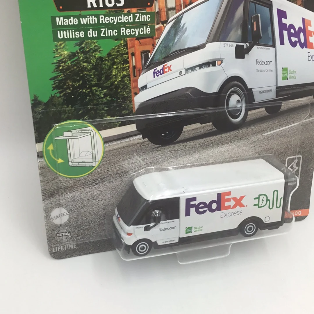 2023  Matchbox working Rigs 5/16 MBX GM Brightdrop Zevo 600 fedex NEW!!! - Image 3