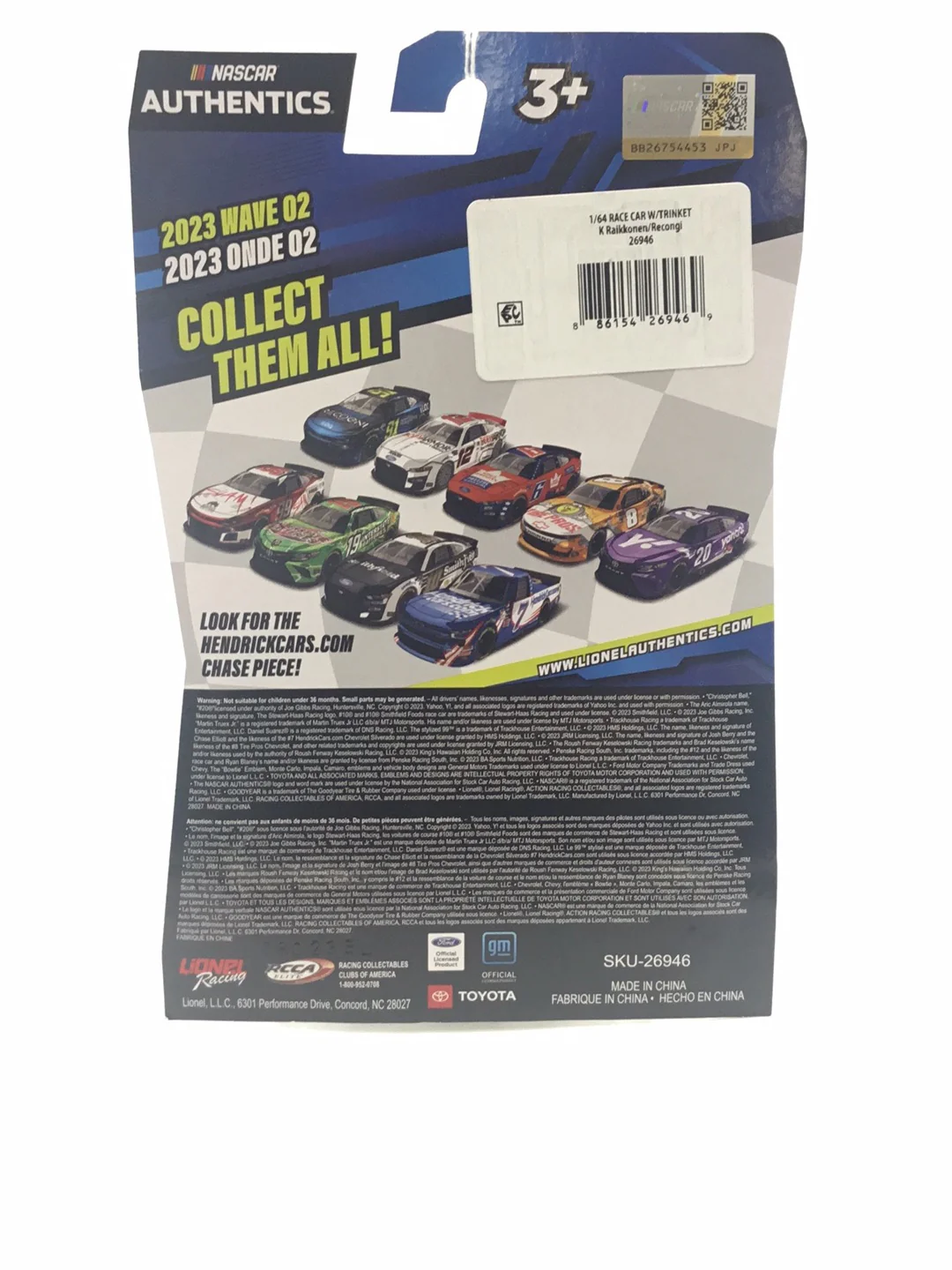 2023 nascar authentics wave 2 Kiki Raikkonen KK2 - Image 6