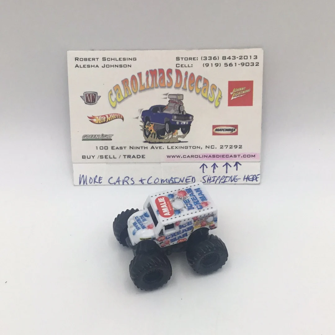 2023 Spin Master monster jam mini series 9 #656 Ice Cream Man htf