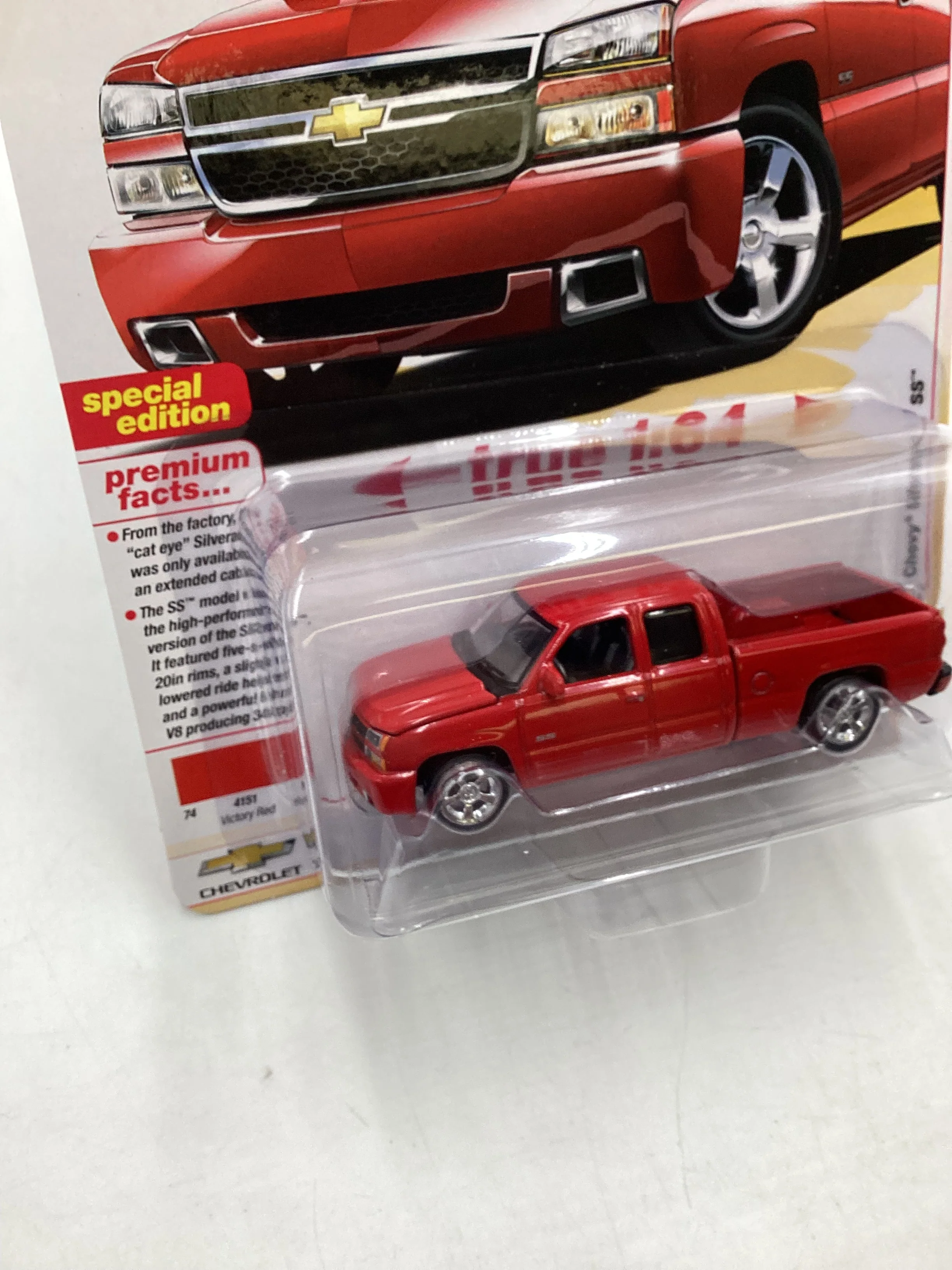 2024 Auto world Muscle Trucks 2006 Chevy Silverado SS Red 183H - Image 5