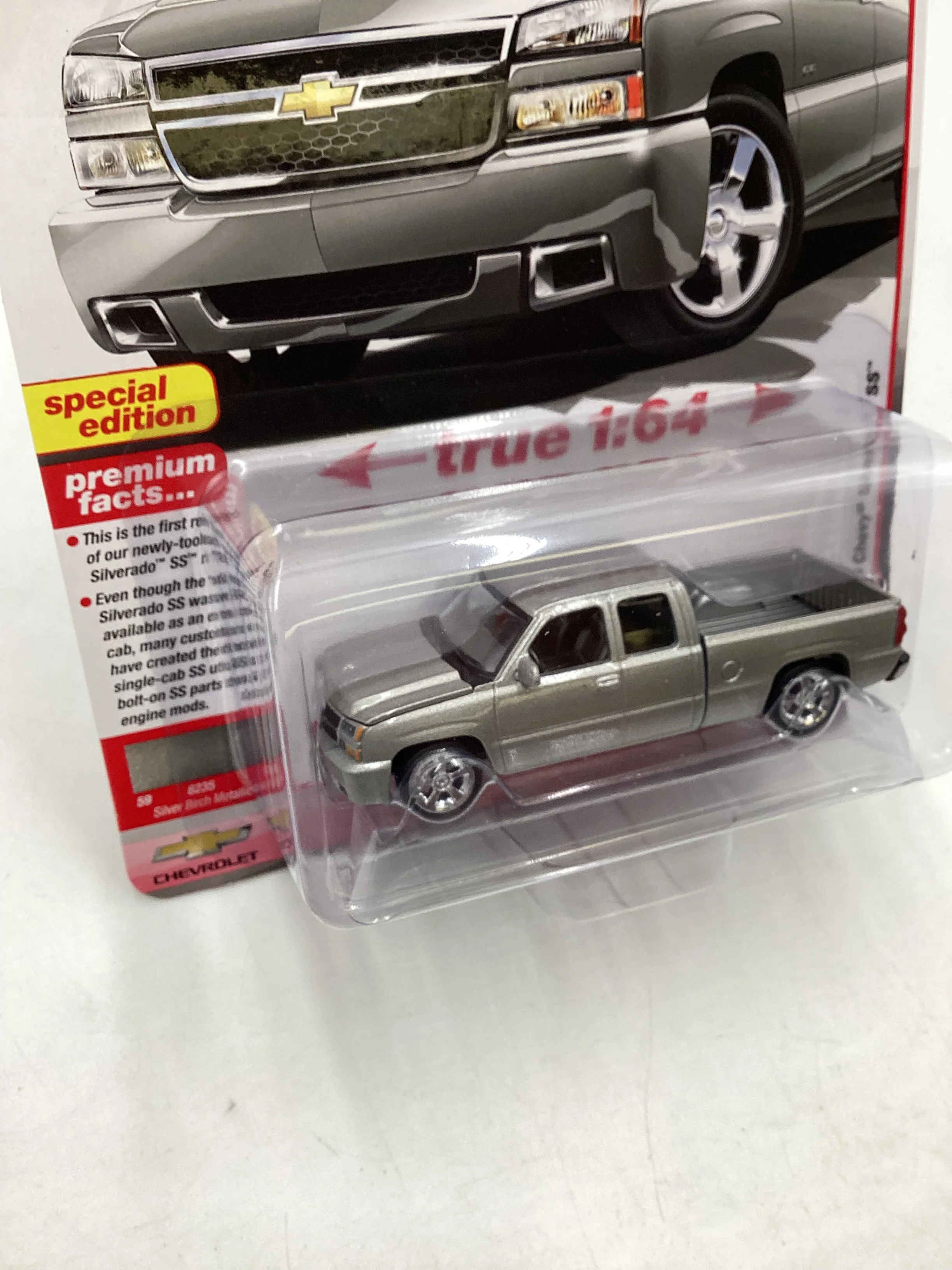 2024 Auto world Muscle Trucks 2006 Chevy Silverado SS Silver 183H - Image 5