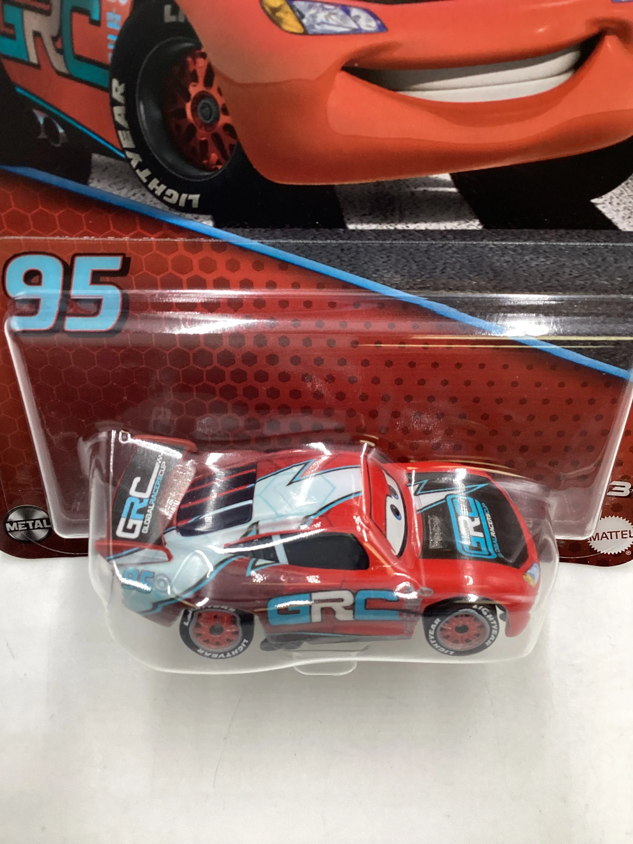 2024 Disney Pixar Cars GRC 95 Lightning McQueen 142B - Image 6