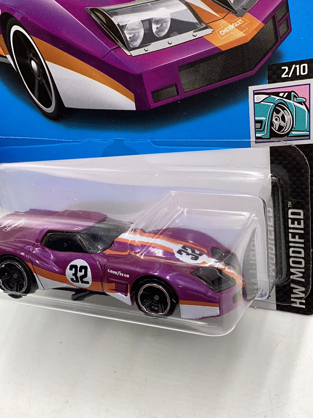 2024 Hot Wheels #11 76 Greenwood Corvette purple 7H - Image 4