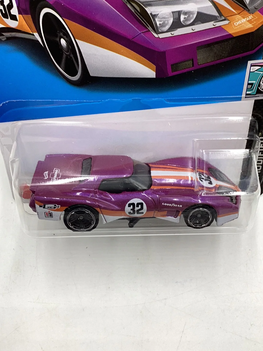 2024 Hot Wheels #11 76 Greenwood Corvette purple 7H - Image 5