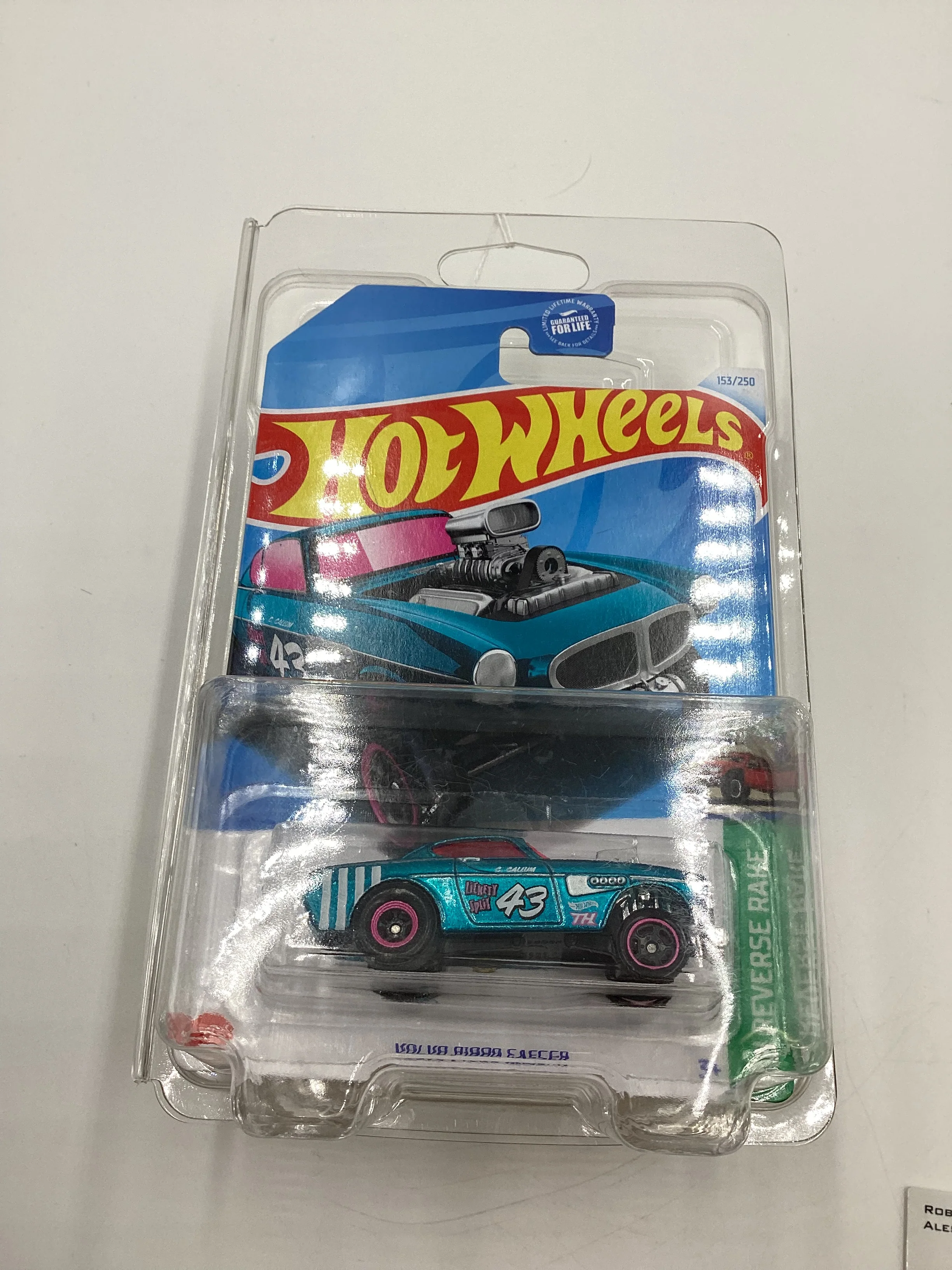 2024 Hot Wheels #153 Volvo P1800 Gasser Blue Super Treasure Hunt W/Protector - Image 8