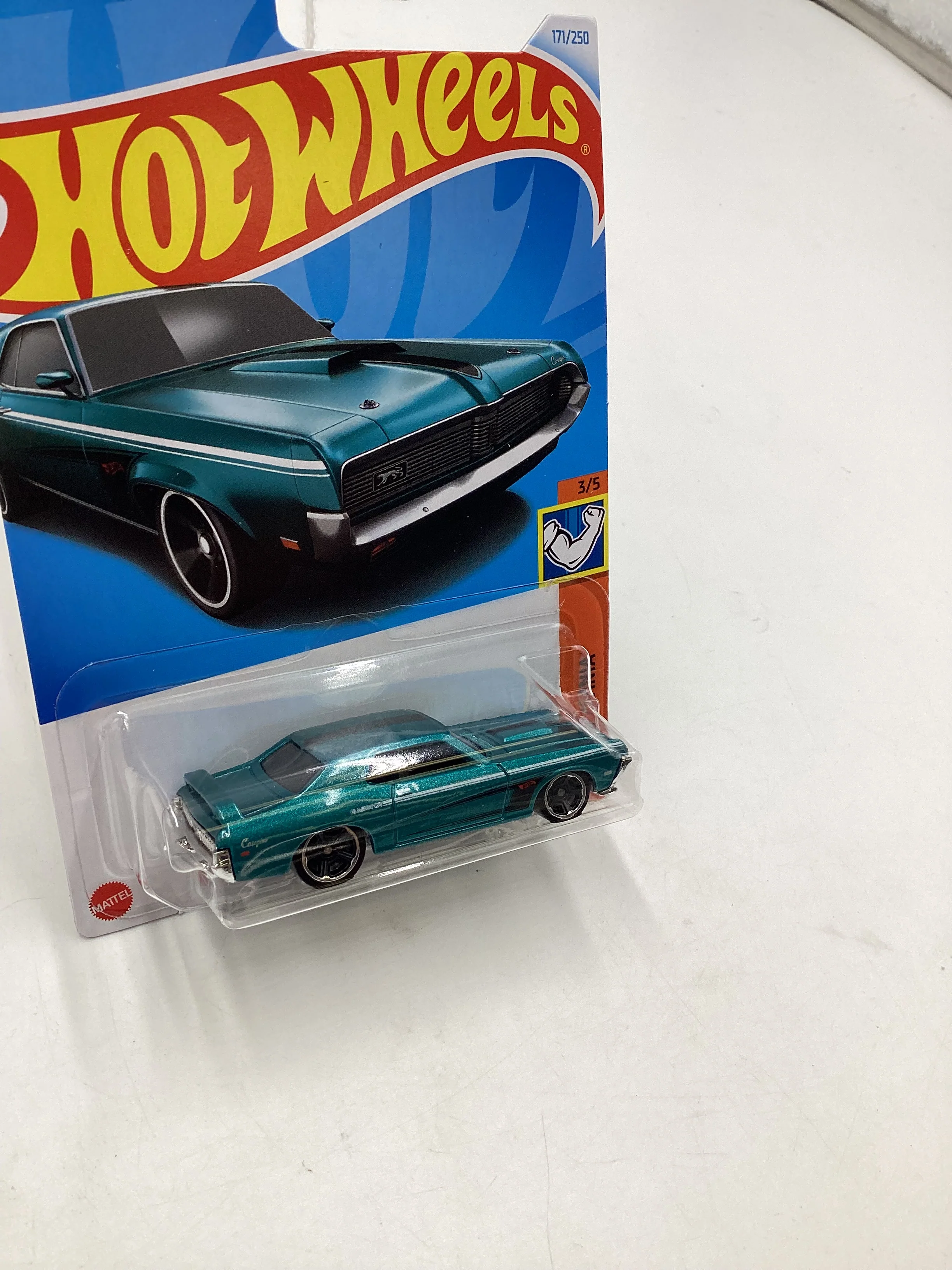 2024 Hot Wheels j case #171 69 Mercury Cougar Eliminator 51H - Image 5