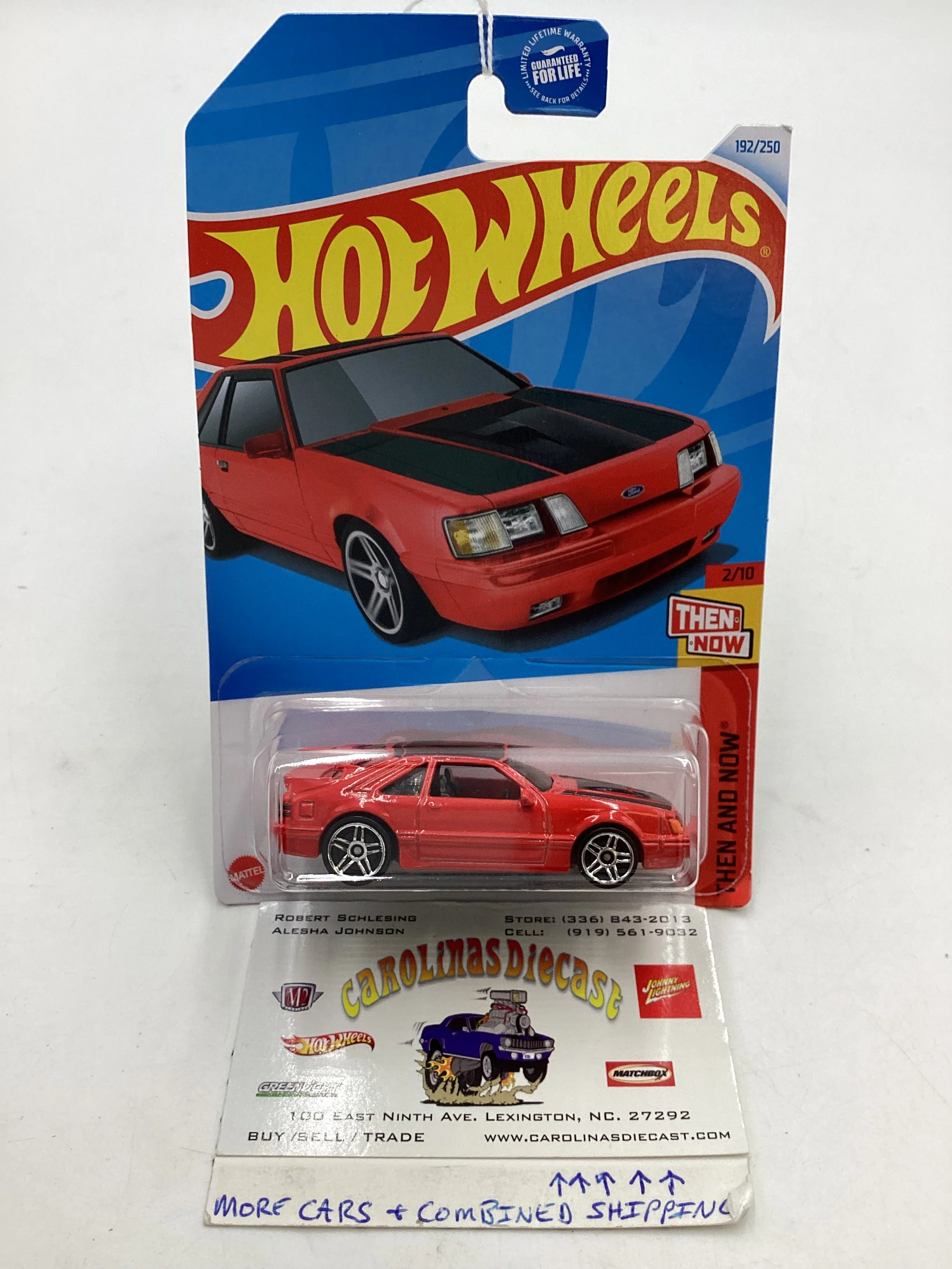 2024 Hot Wheels #192 84 Mustang SVO Red 19F