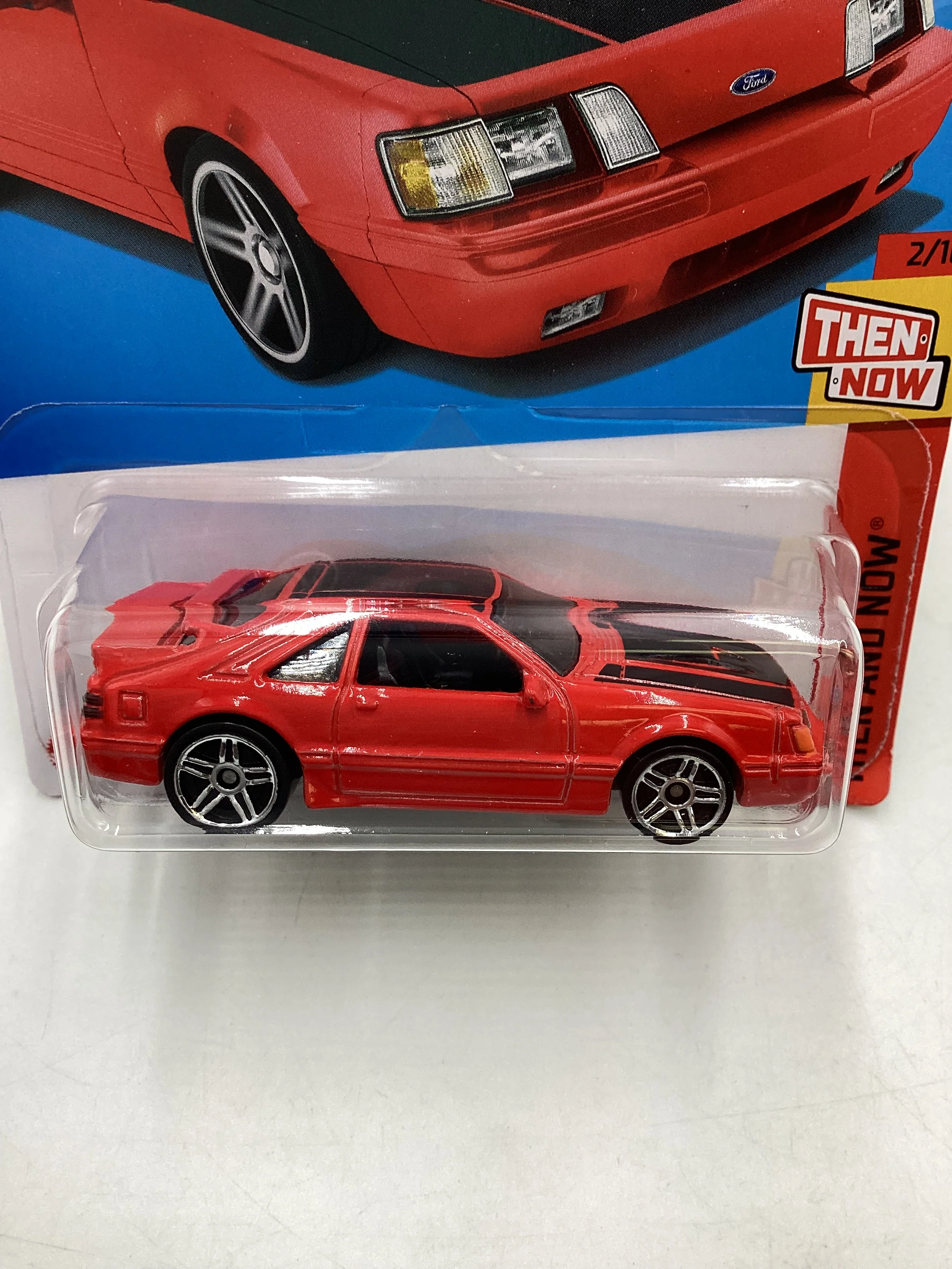 2024 Hot Wheels #192 84 Mustang SVO Red 19F - Image 3