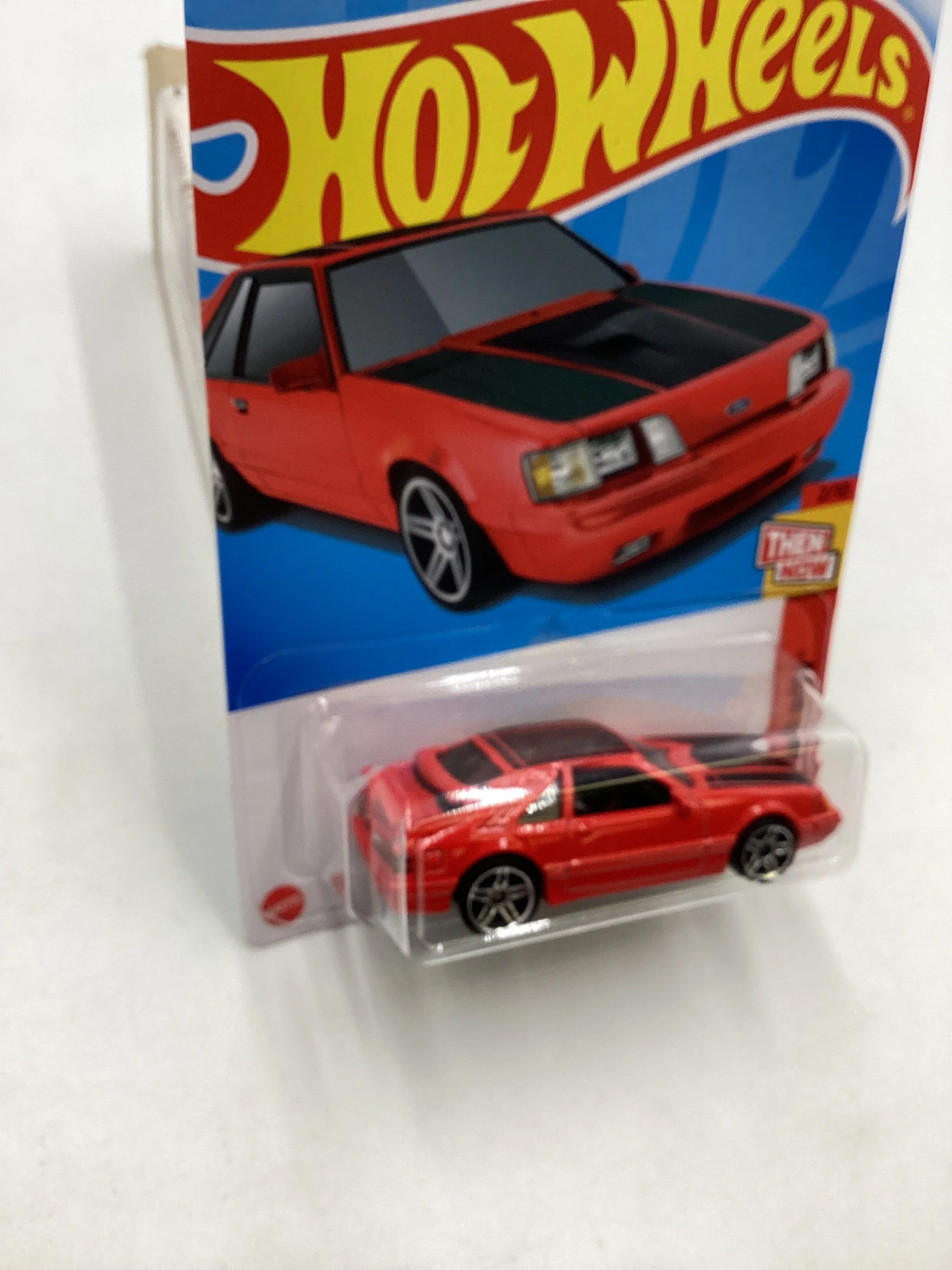 2024 Hot Wheels #192 84 Mustang SVO Red 19F - Image 6