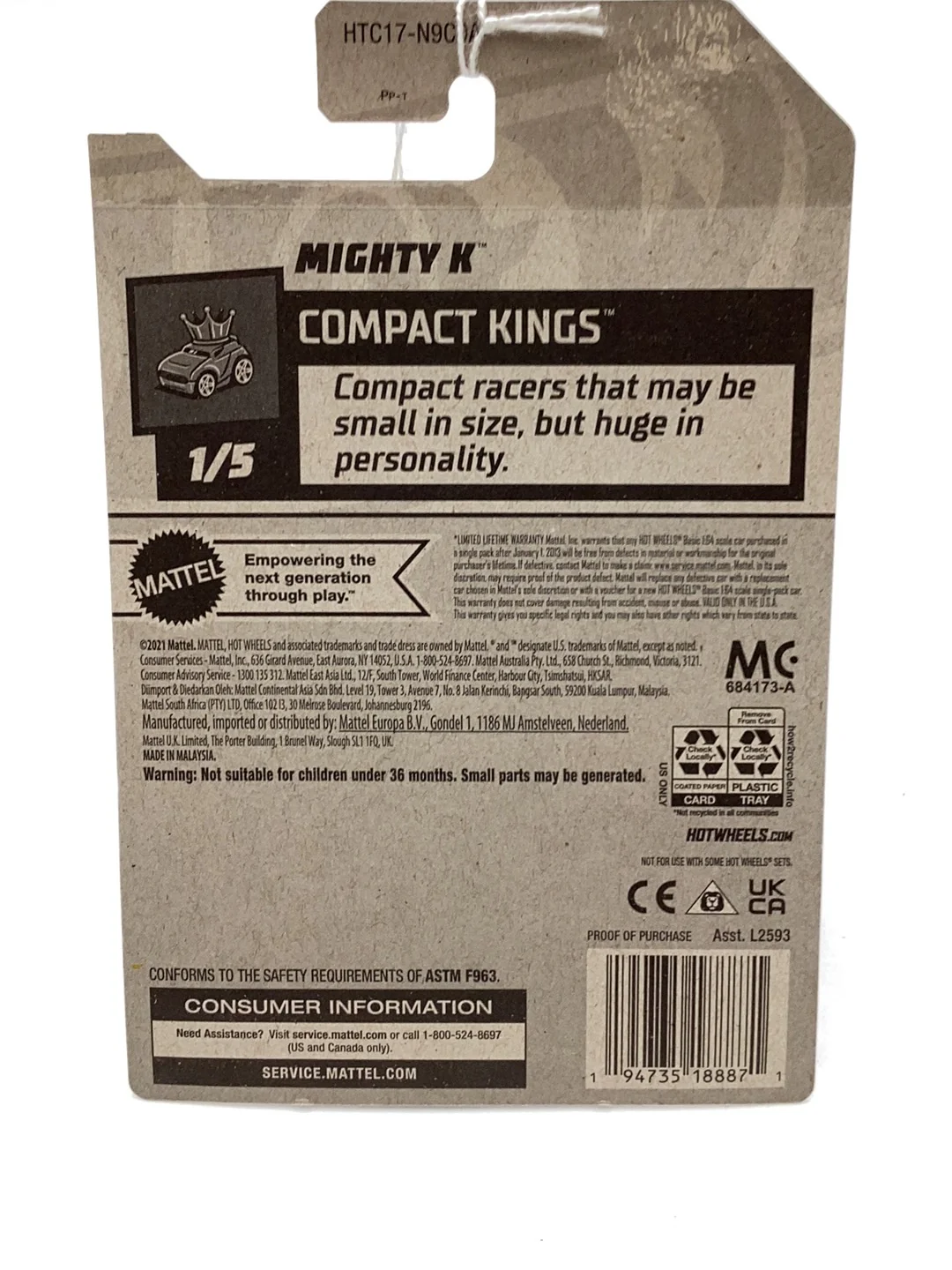 2024 Hot Wheels #21 Mighty K 57H - Image 6