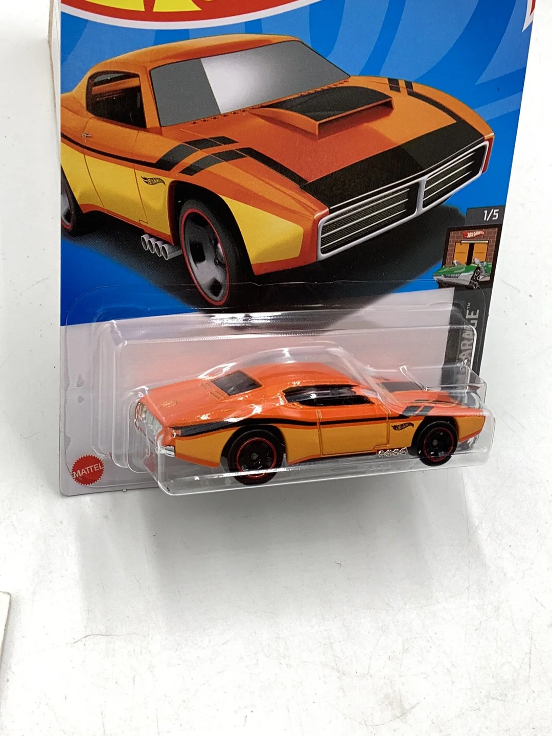 2024 Hot Wheels #6 Custom Otto orange 38F - Image 3