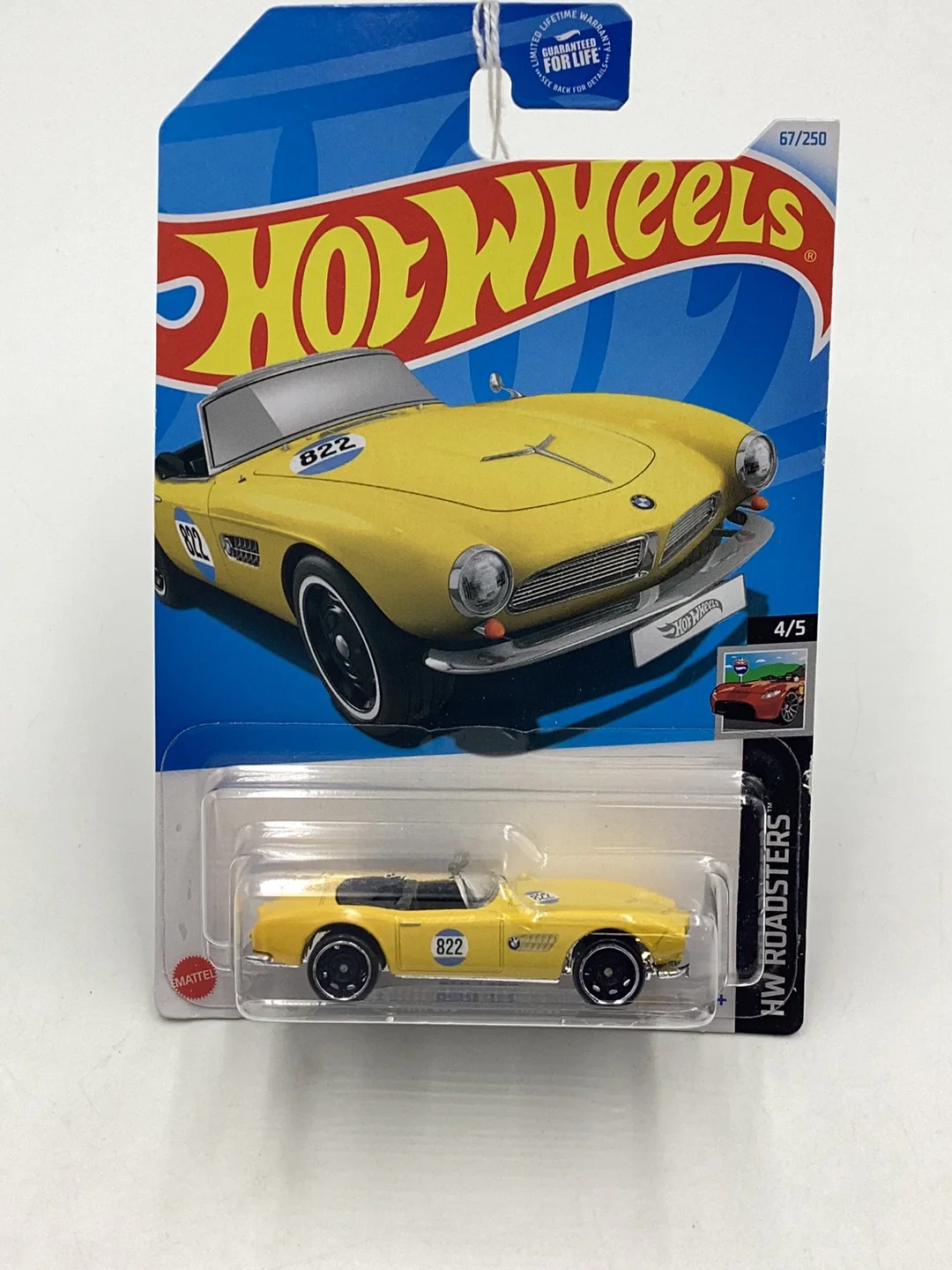 2024 Hot Wheels #67 BMW 507 Yellow 109E - Image 2