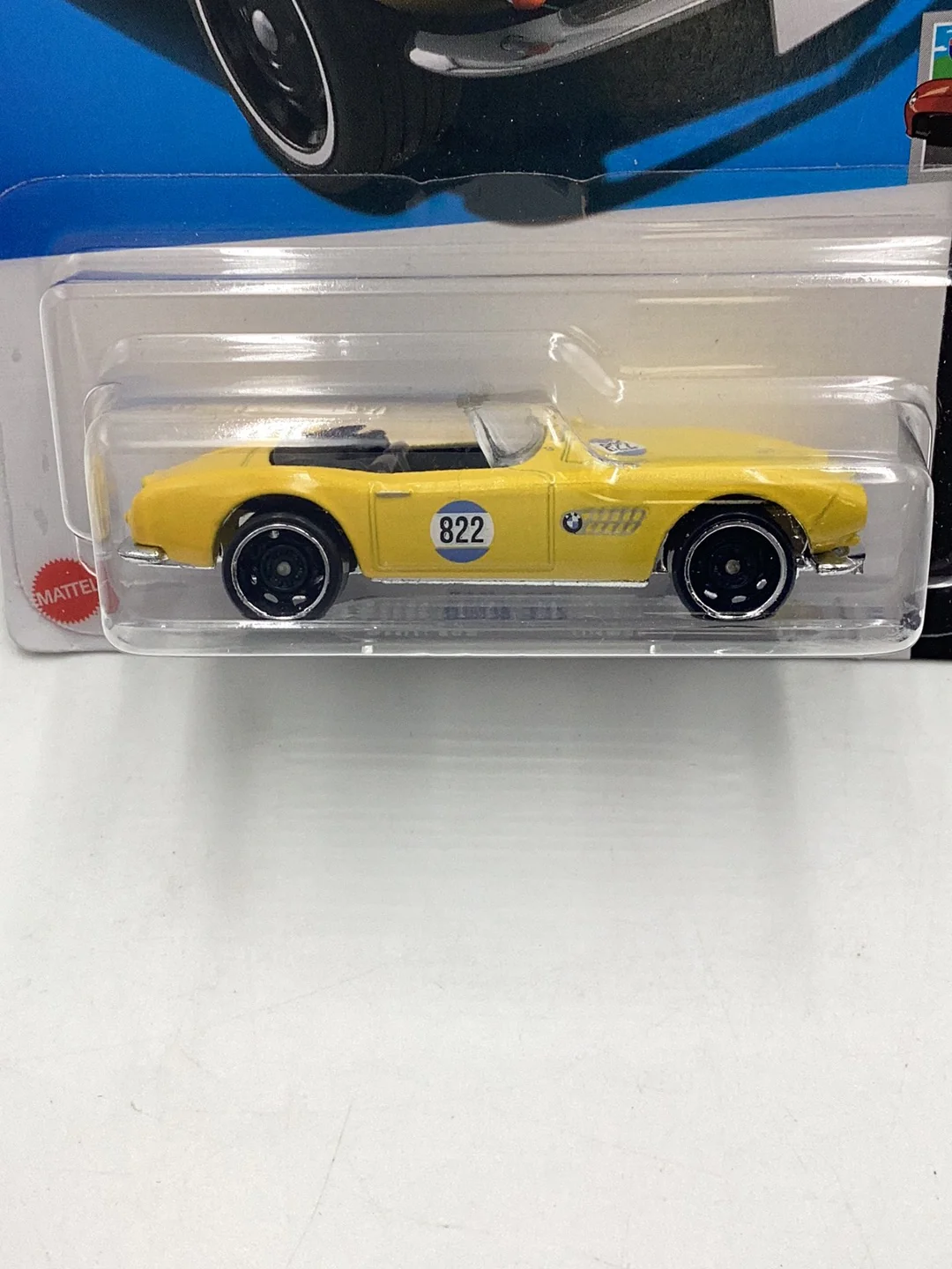 2024 Hot Wheels #67 BMW 507 Yellow 109E - Image 3