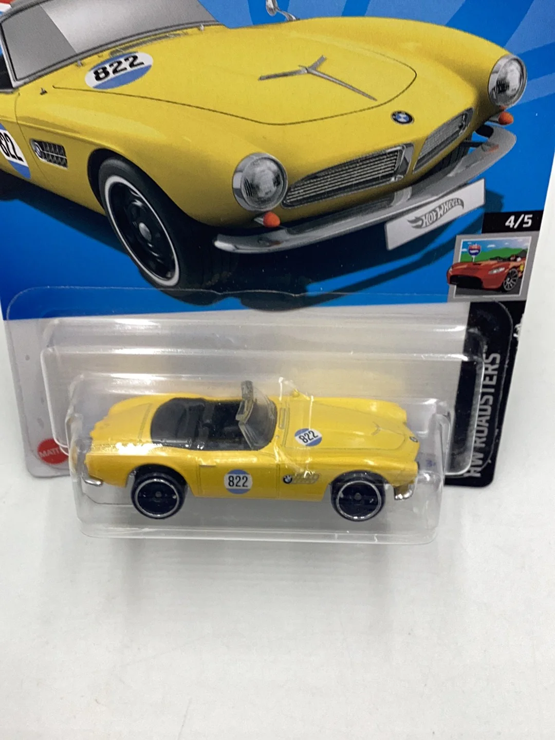 2024 Hot Wheels #67 BMW 507 Yellow 109E - Image 6