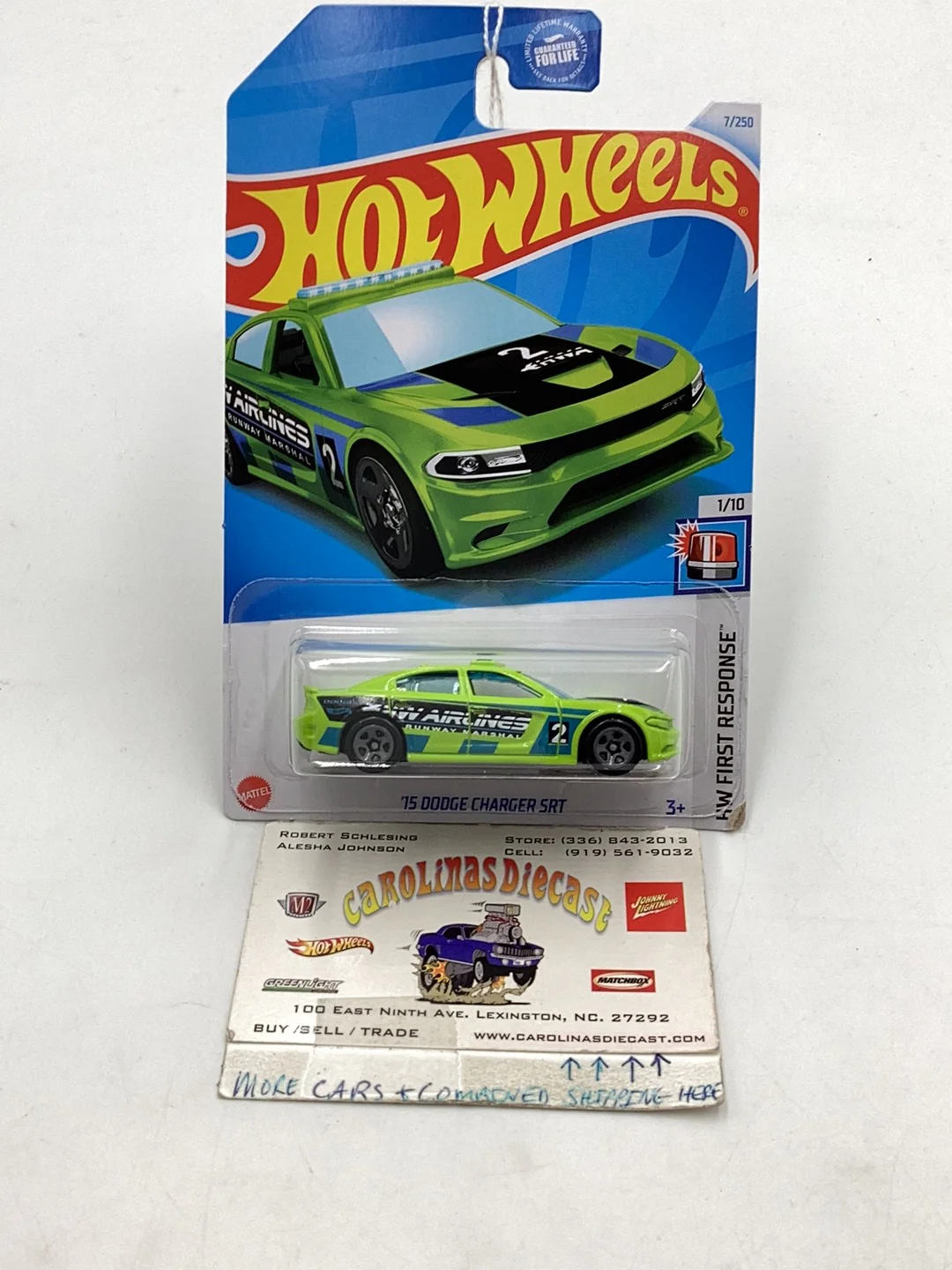2024 Hot Wheels #7 15 Dodge Charger SRT 58H