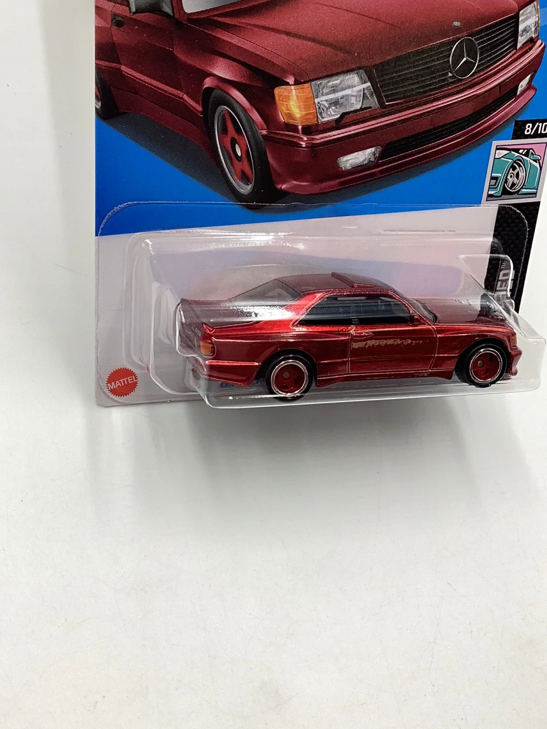 2024 Hot Wheels #82 STH 89 Mercedes-Benz 560 SEC AMG Super Treasure Hunt with protector - Image 4