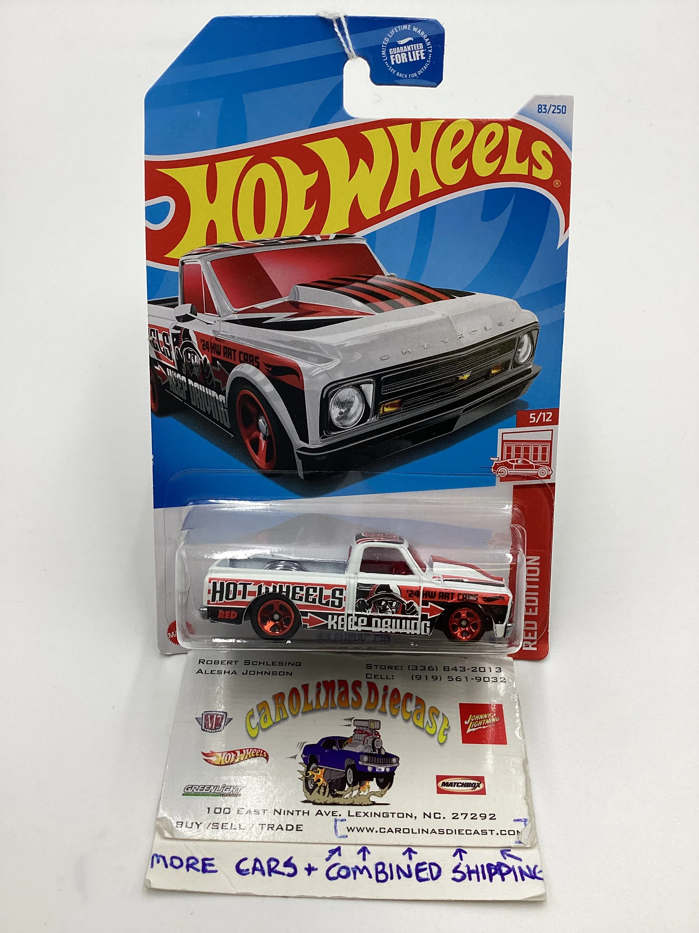 2024 Hot Wheels #83 67 Chevy C10 Red Edition 146C