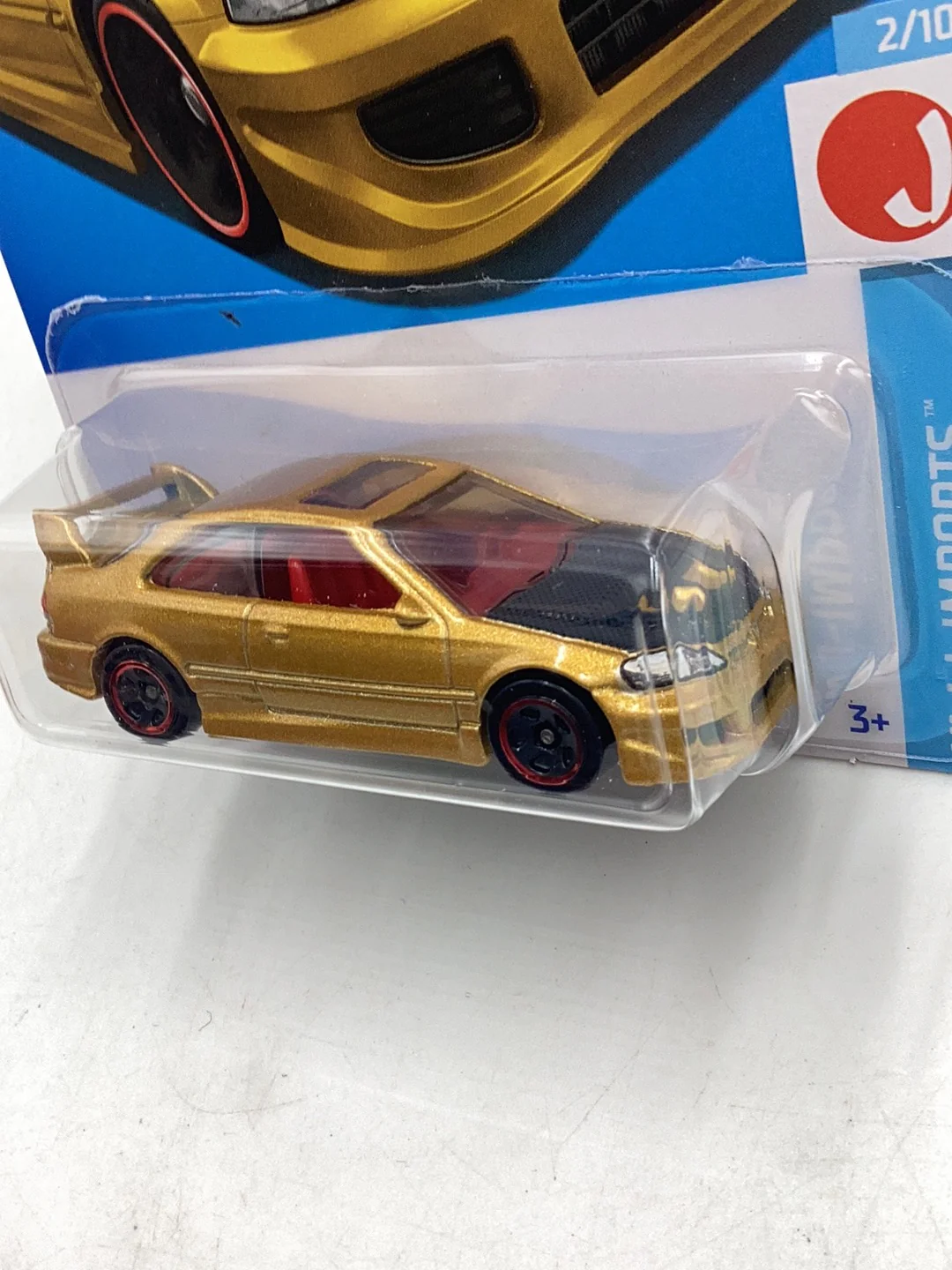2024 Hot Wheels B case #45 Honda Civic Si gold 77G - Image 4