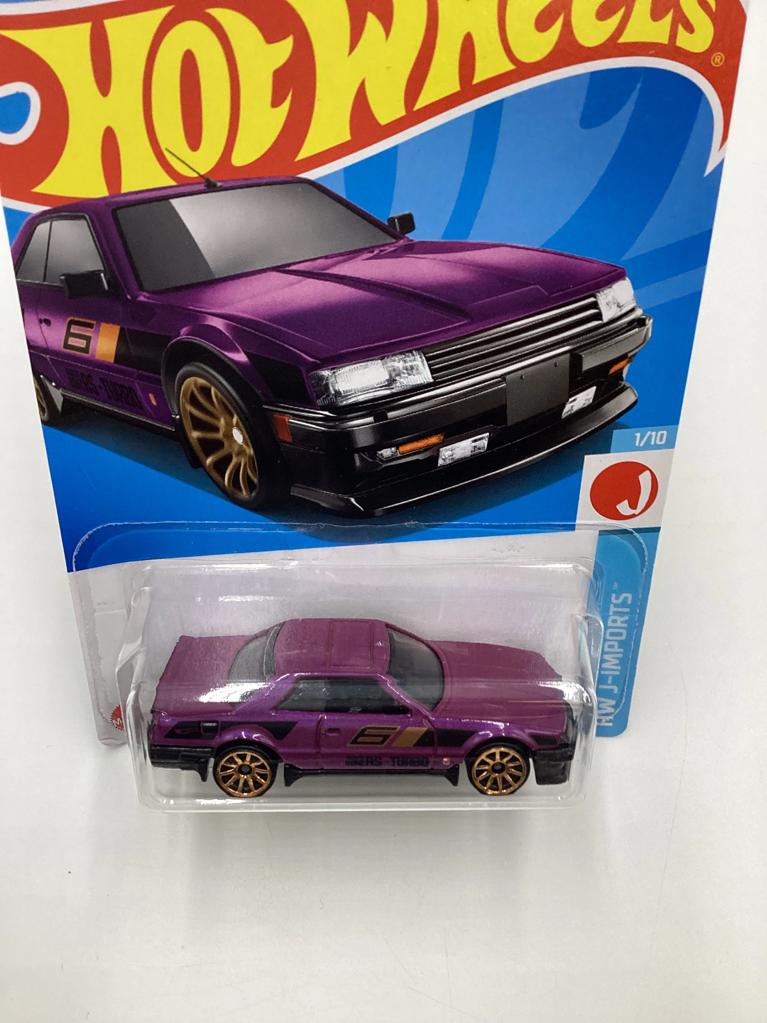 2024 Hot Wheels B case J-Imports #44 Nissan Skyline RS KDR30 Purple 83H - Image 5