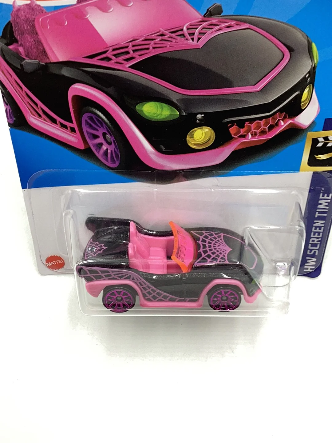 2024 Hot Wheels E case #3 Monster High Ghoul Mobile 120B - Image 5