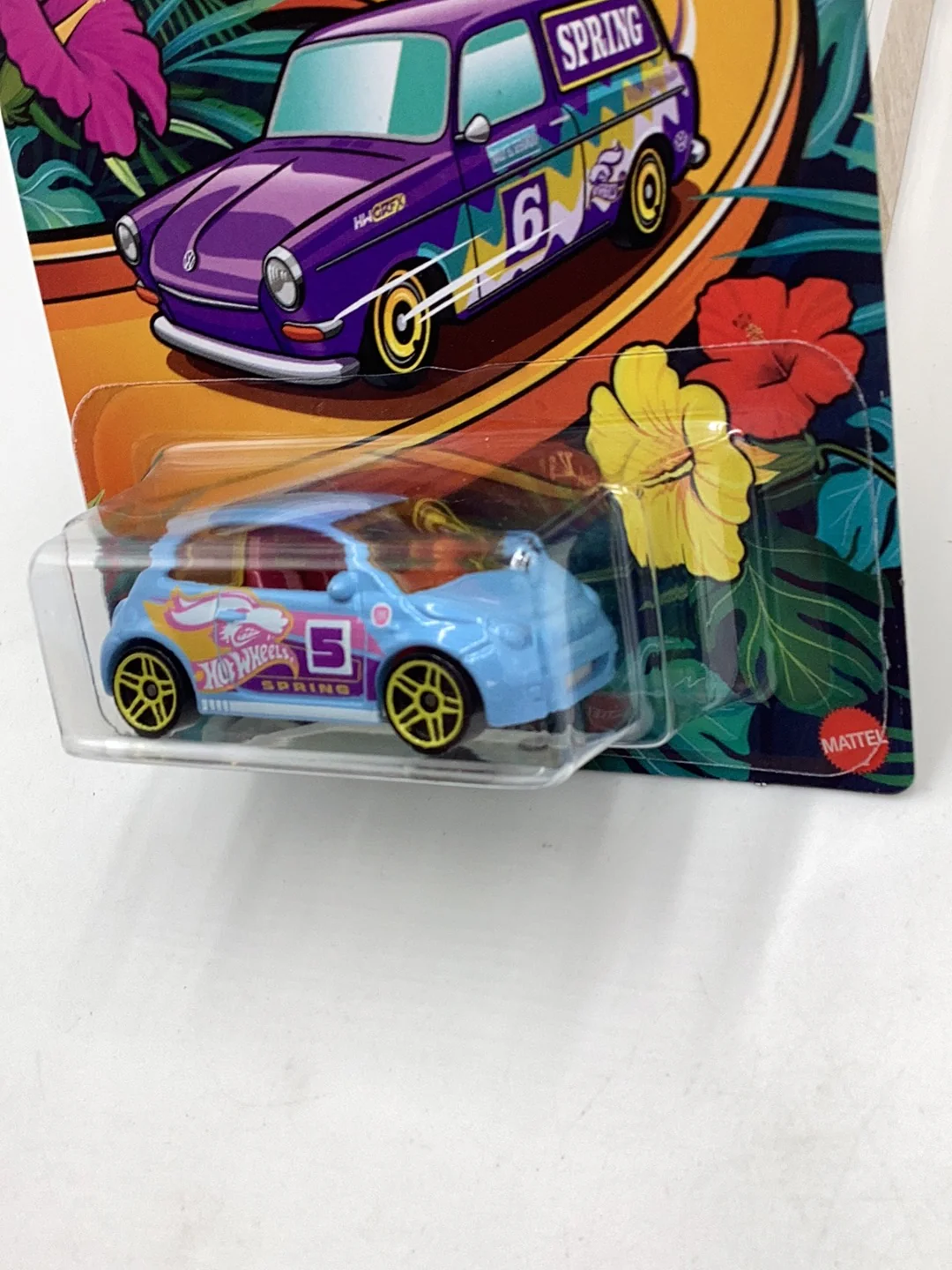 2024 Hot wheels Easter Cards 1/5 Fiat 500 153B - Image 5