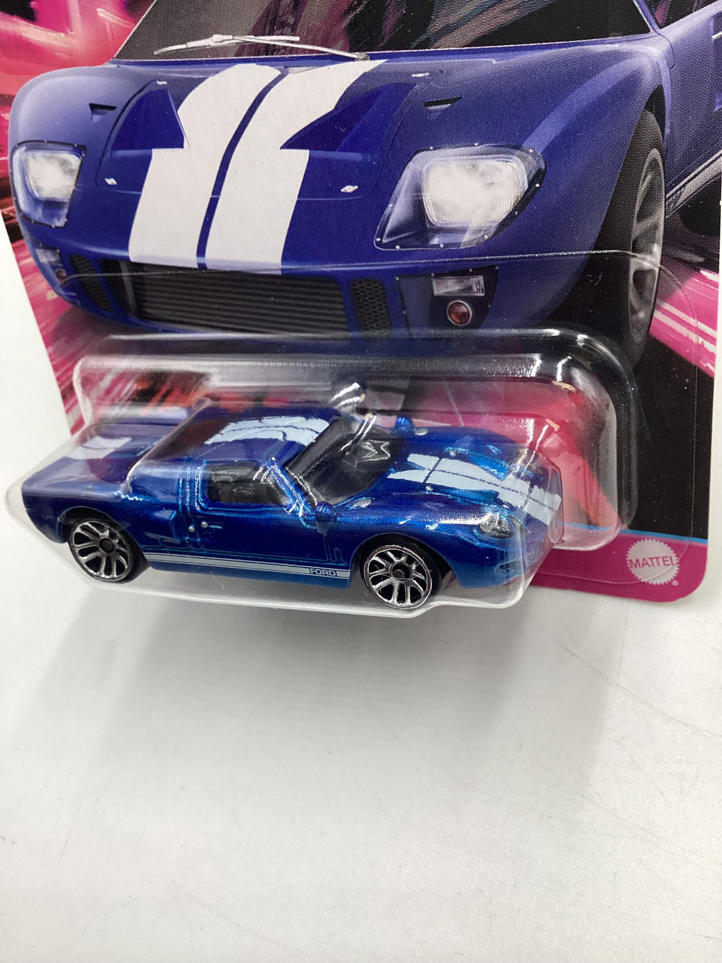 2024 Hot Wheels Fast and Furious Women of Fast #4 Ford GT40 Blue 71B - Image 4