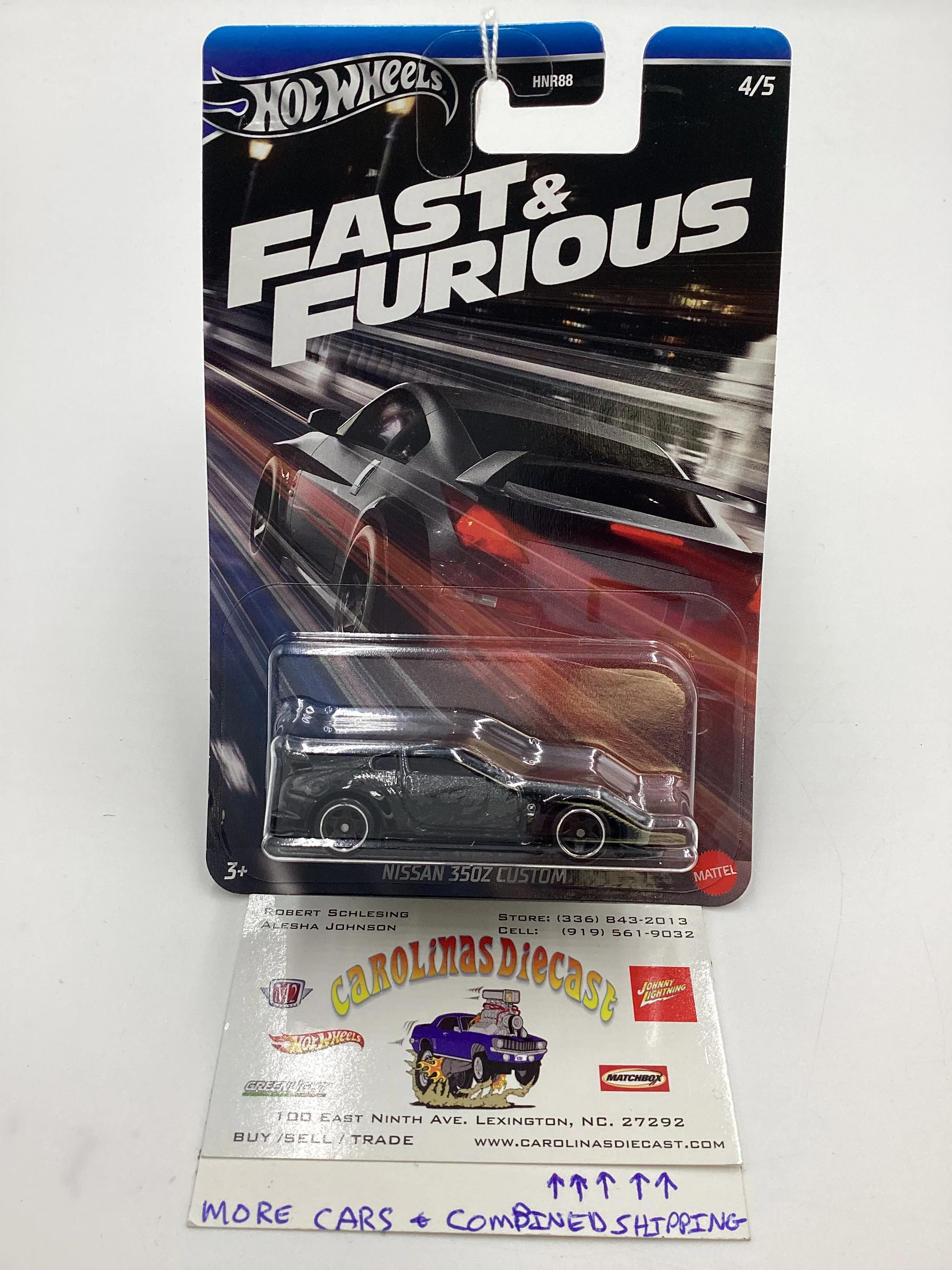 2024 Hot Wheels Fast & Furious #4 Nissan 350Z Custom 72A