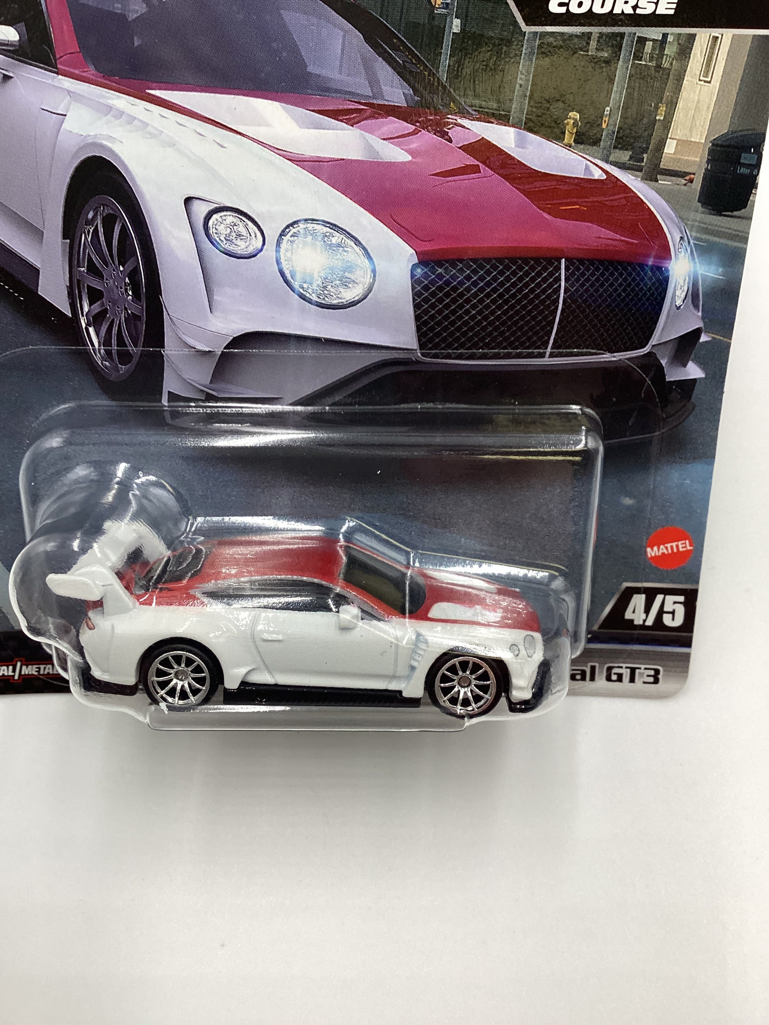 2024 Hot wheels Gold Label Fast and Furious #4 2018 Bentley Continental GT2 White/Red 246F - Image 5