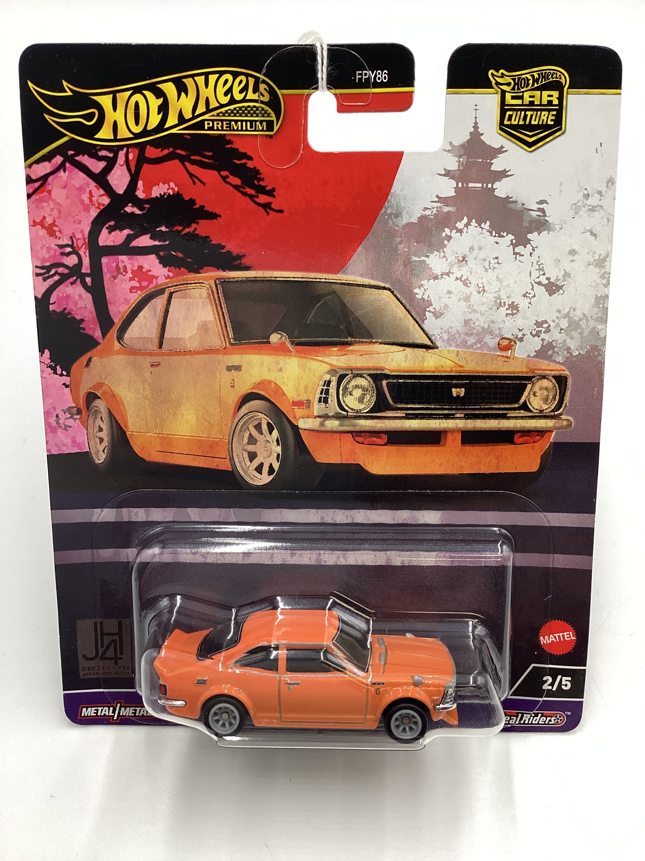 2024 Hot Wheels Japan Historics 4 #2 72 Toyota Corolla Levin Orange 243F - Image 2