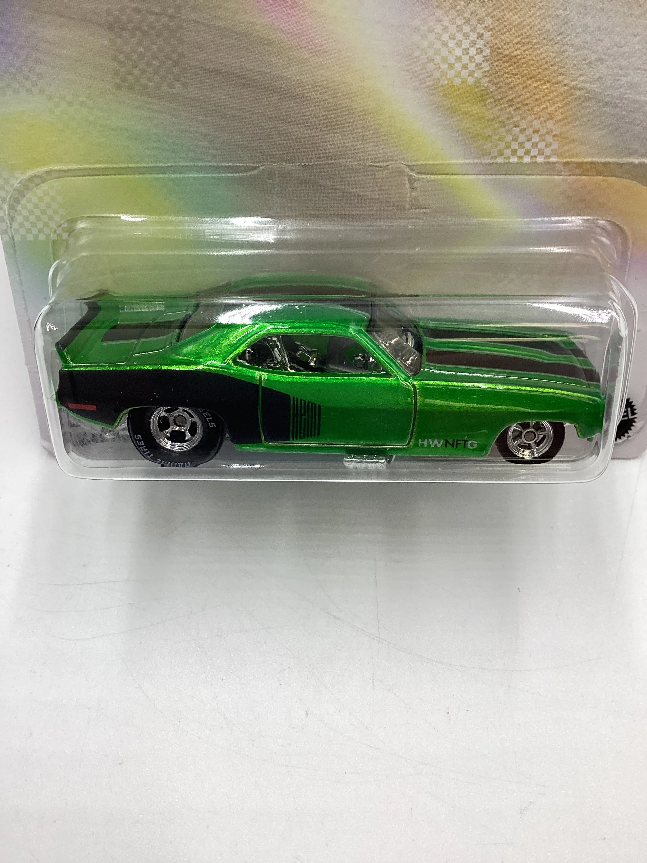 Hot Wheels NFT Garage Series 8 #43 72 Plymouth Cuda FC Green - Image 3