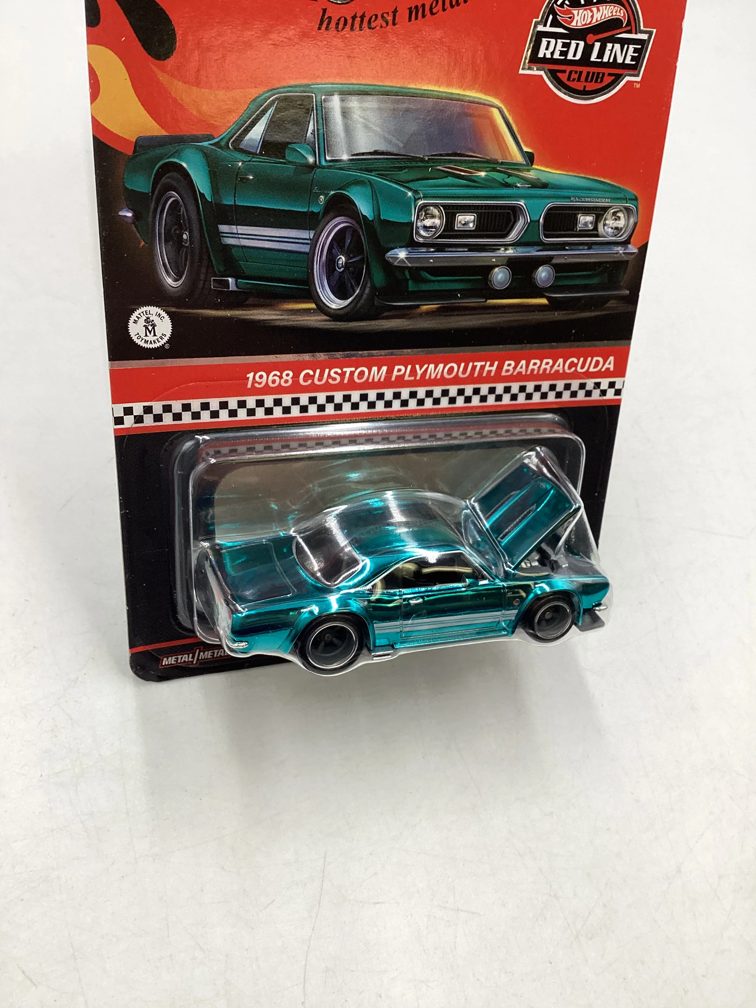 2024 Hot Wheels RLC 1968 Custom Plymouth Barracuda with protector - Image 5