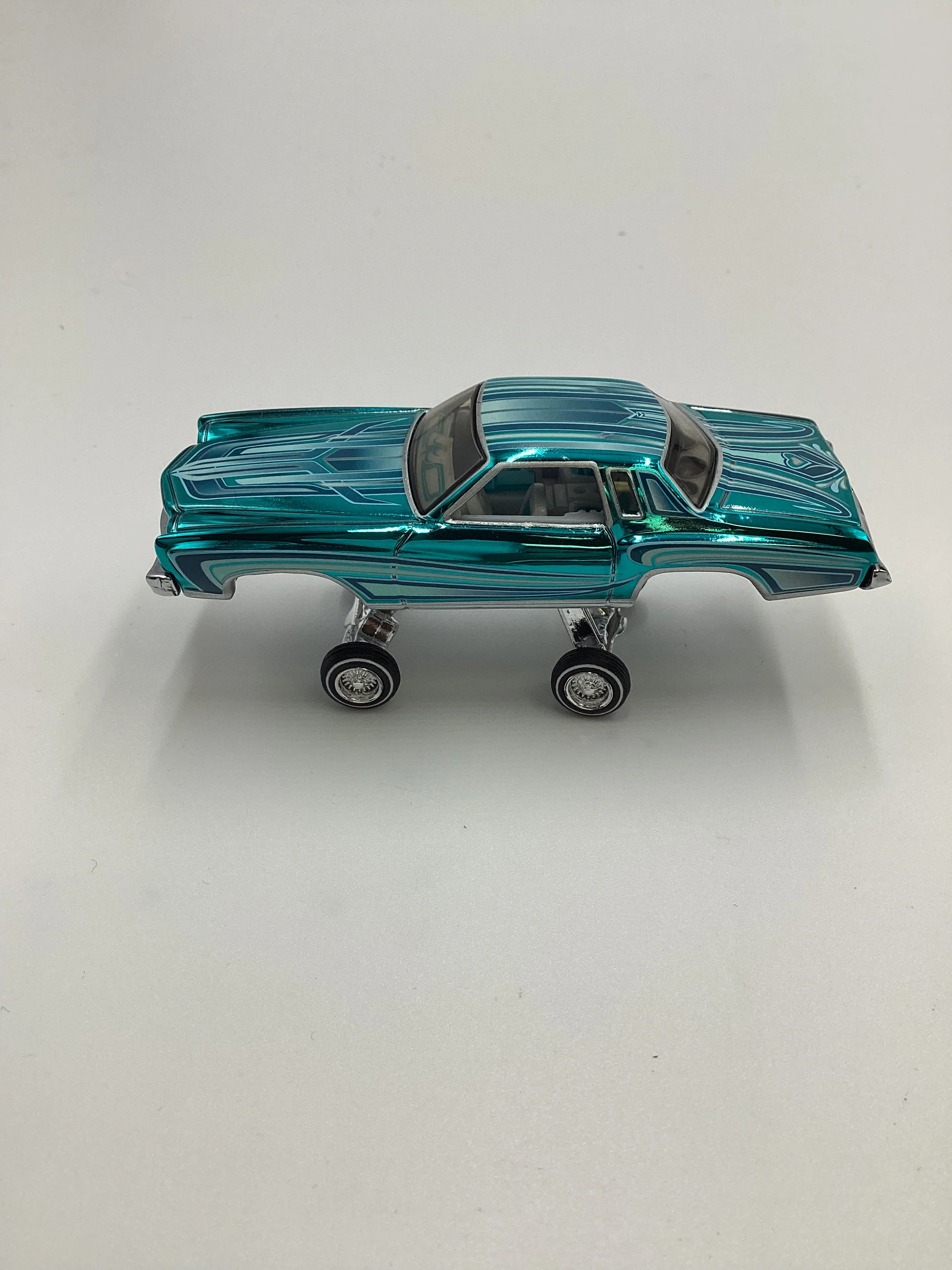 2024 Hot Wheels RLC 1975 Chevrolet Monte Carlo Blue - Image 3