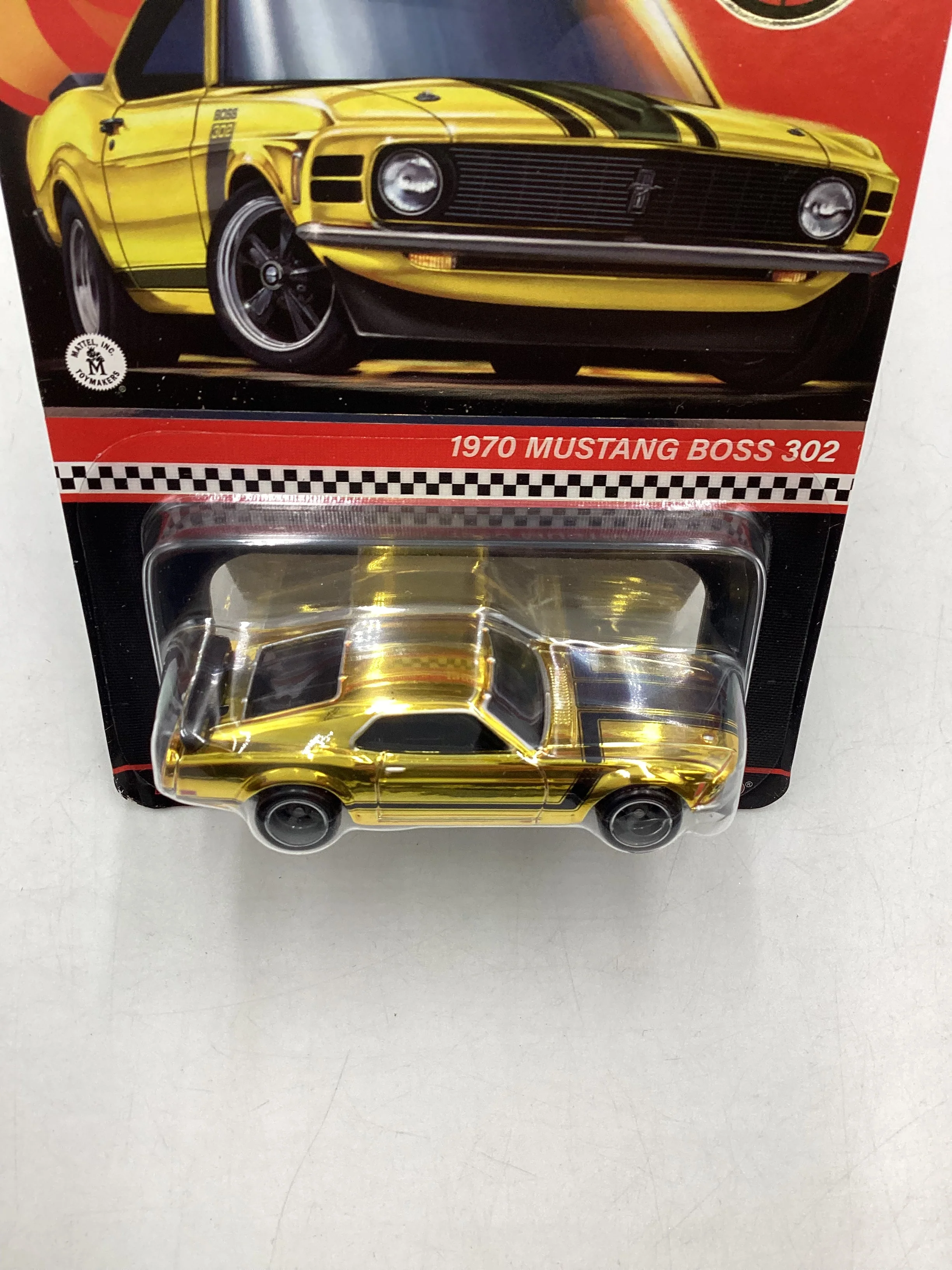 2024 Hot wheels RLC Gold 1970 Ford Mustang Boss 302 with protector - Image 7