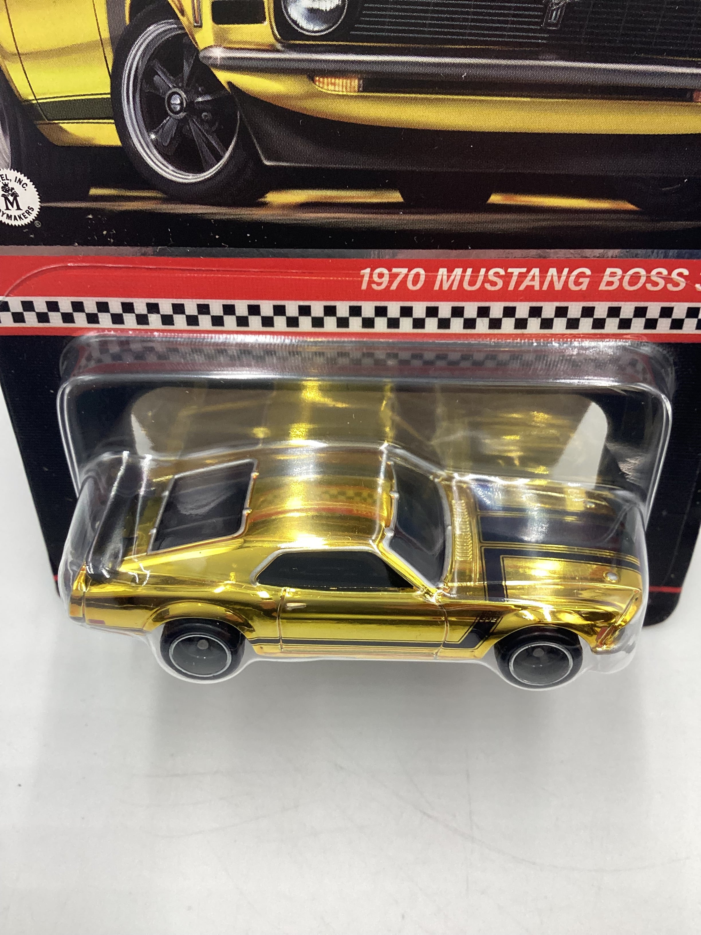2024 Hot wheels RLC Mustang Boss 302 Gold with protector - Image 6