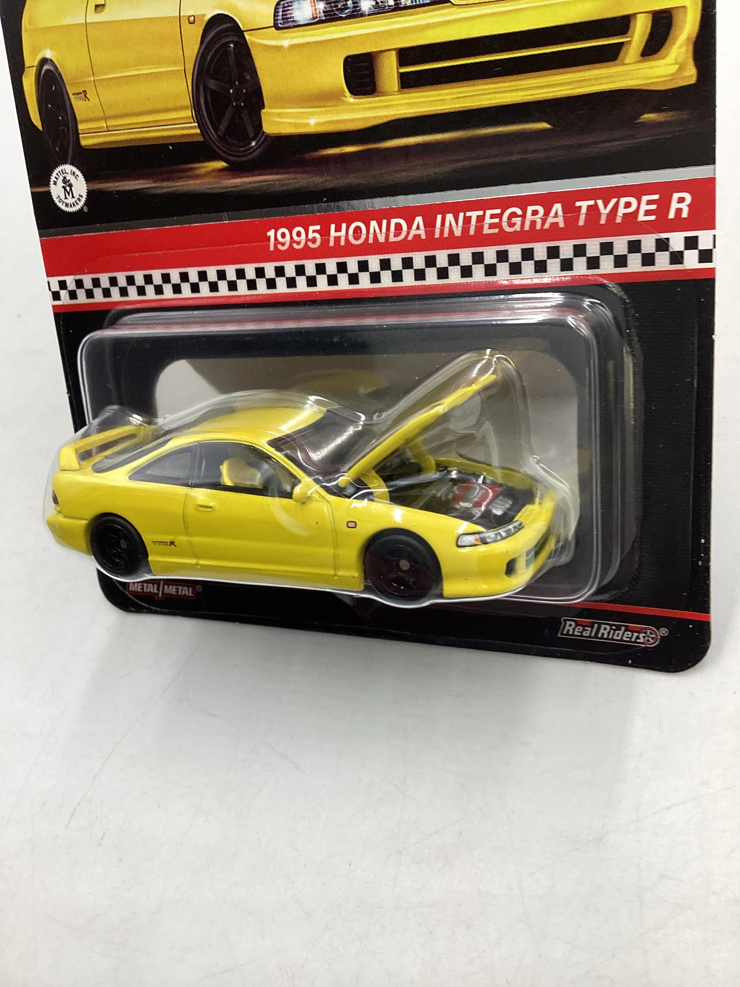 2024 Hot wheels RLC Yellow 1995 Honda Integra Type R W/ protector - Image 4