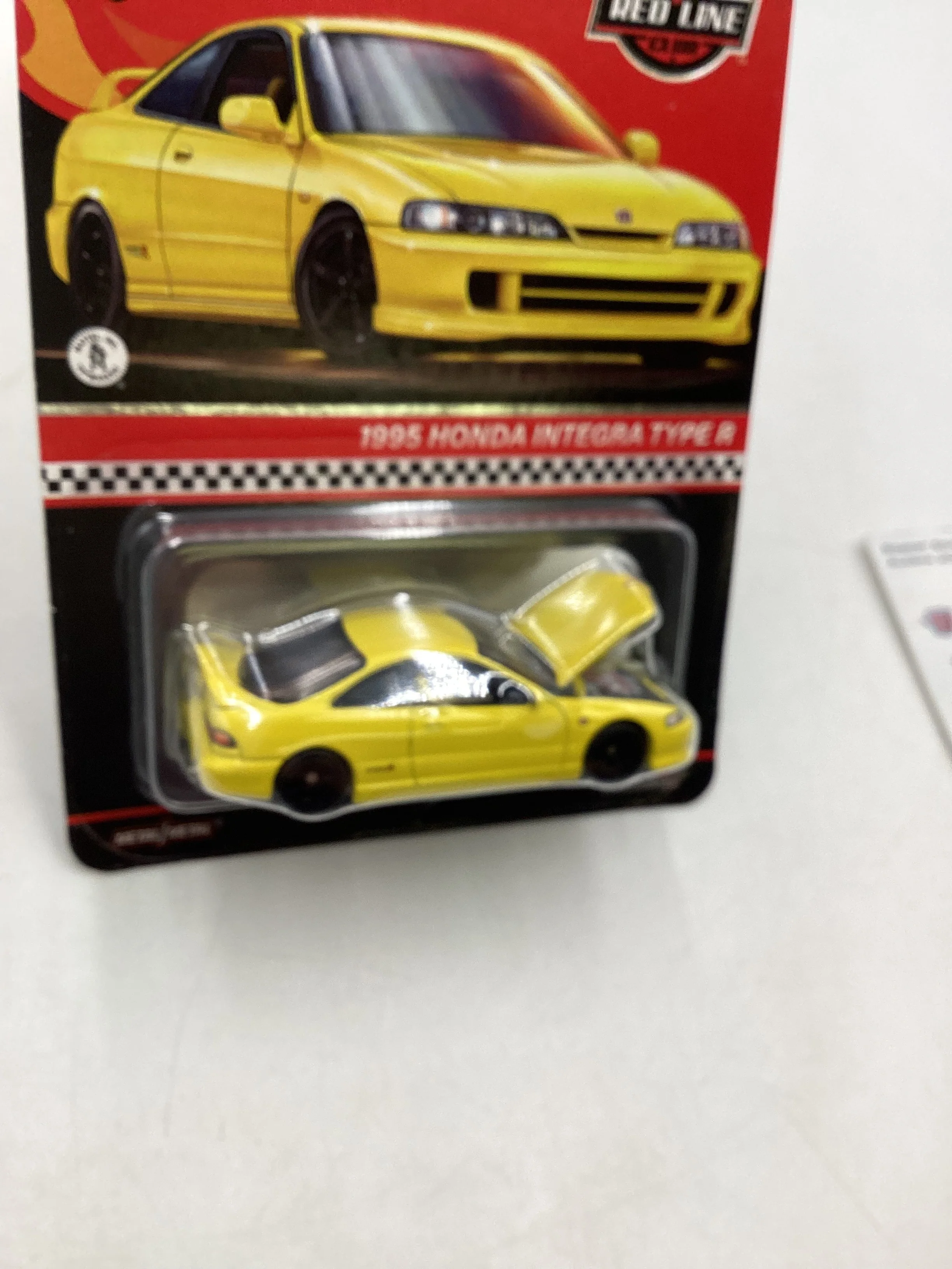 2024 Hot wheels RLC Yellow 1995 Honda Integra Type R W/ protector - Image 5