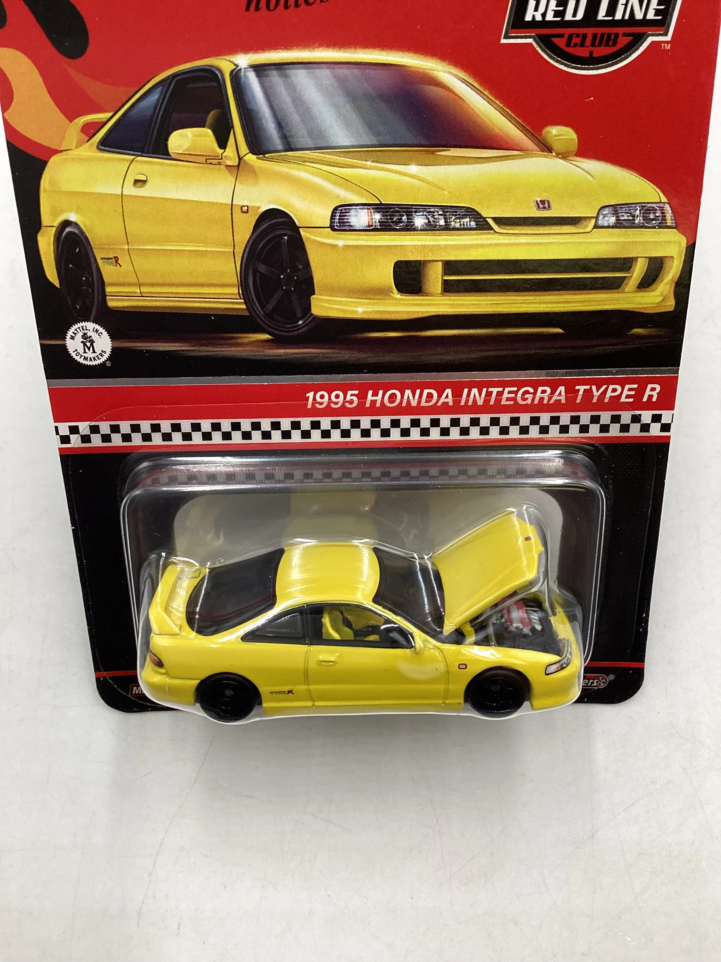 2024 Hot wheels RLC Yellow 1995 Honda Integra Type R W/ protector - Image 6