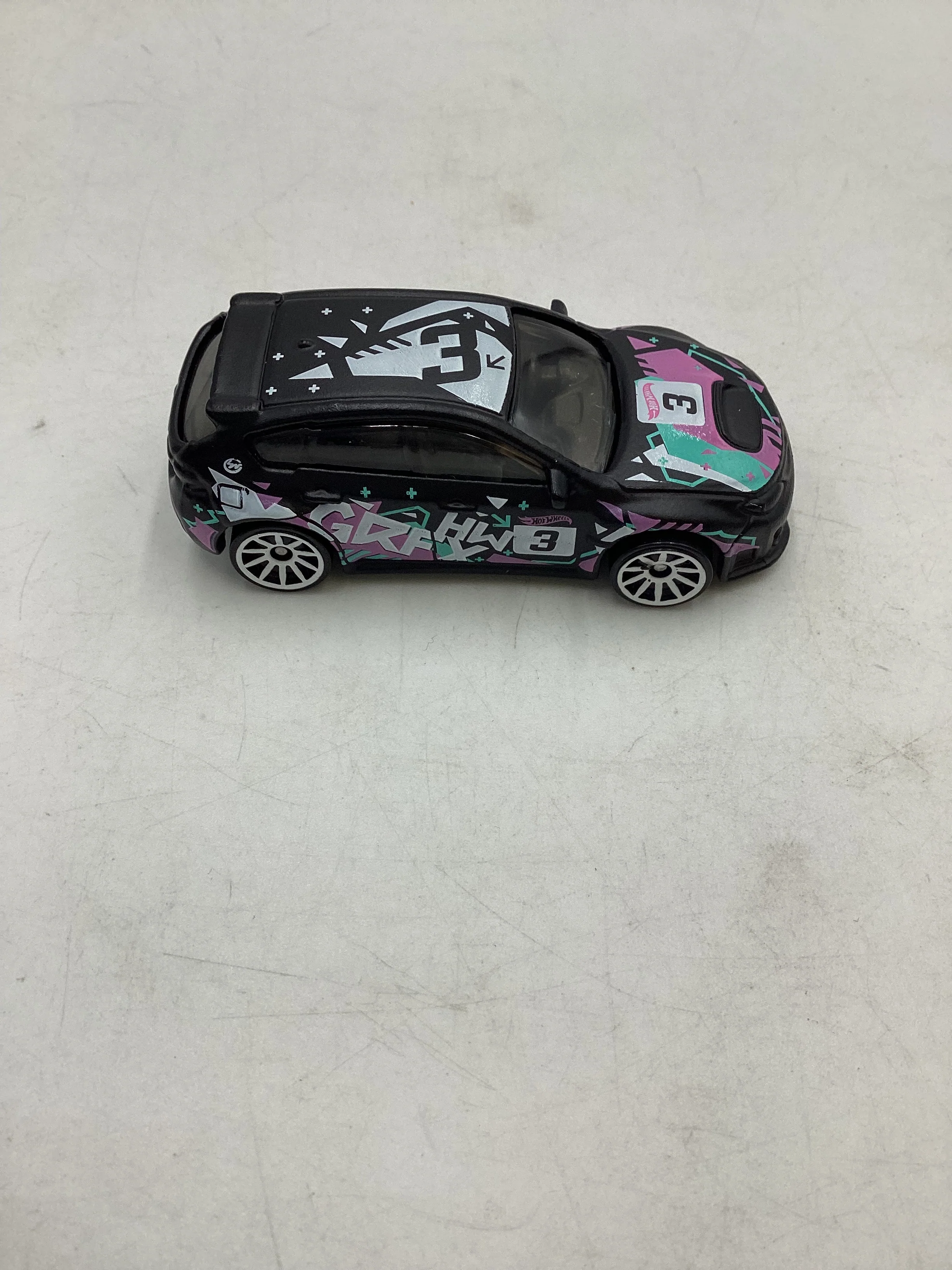 2024 hot wheels Series 3 Mystery Models #3 CHASE Subaru WRX STI Matte Black - Image 2