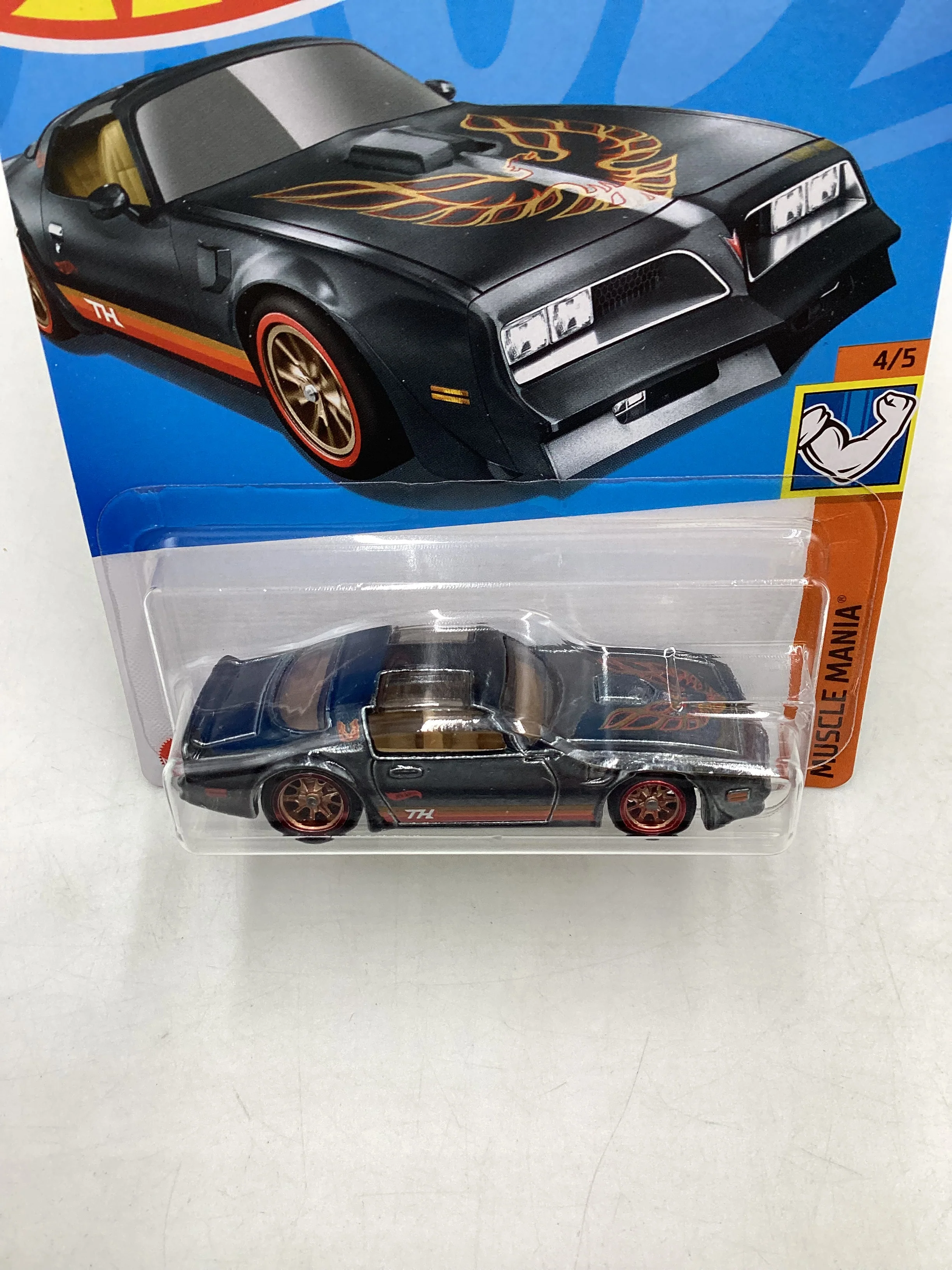 2024 Hot Wheels Super Treasure Hunt #206 77 Pontiac Firebird T/A with protector - Image 6