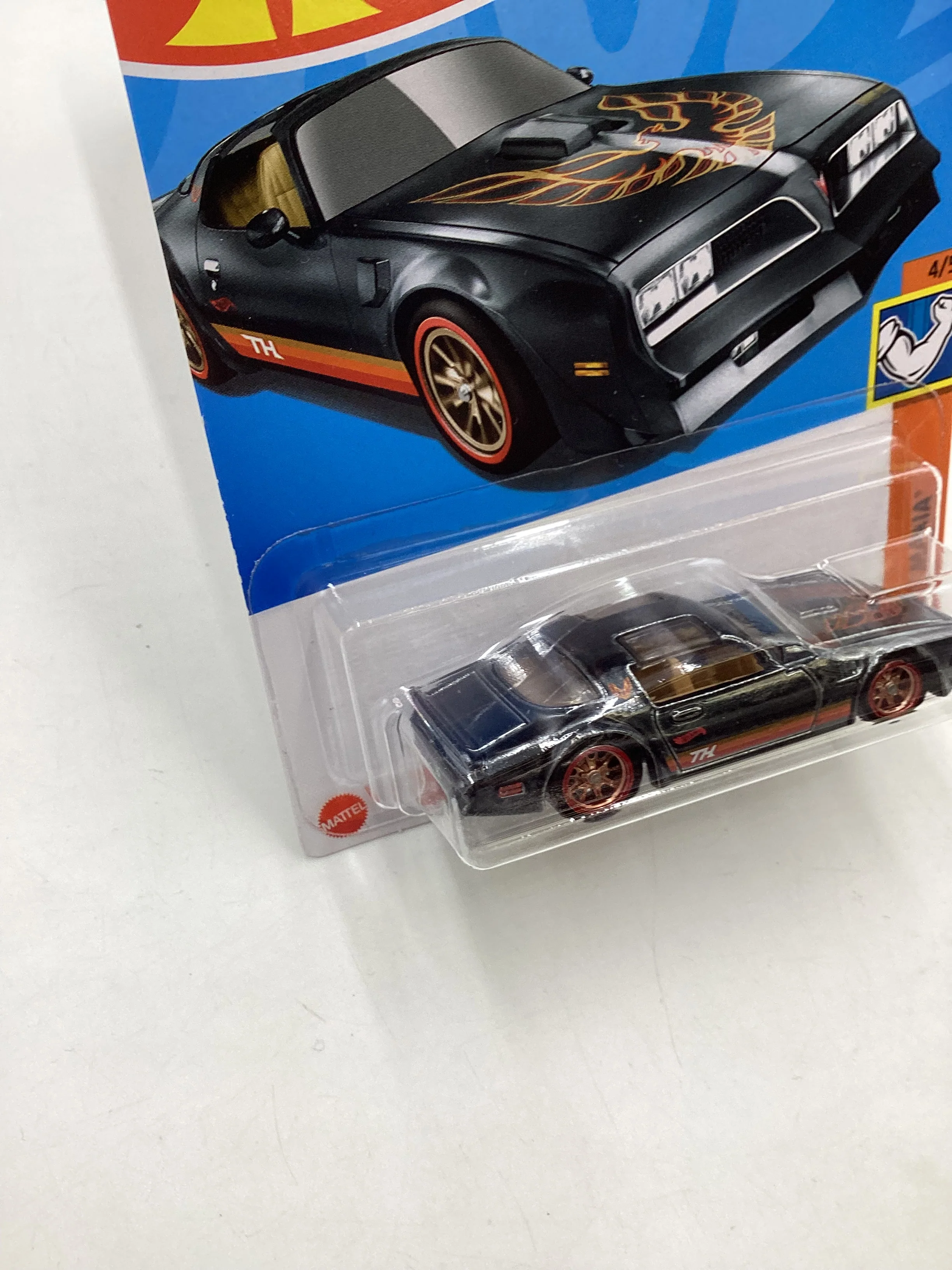 2024 Hot Wheels Super Treasure Hunt #206 L case 77 Pontiac Firebird T/A with protector - Image 5
