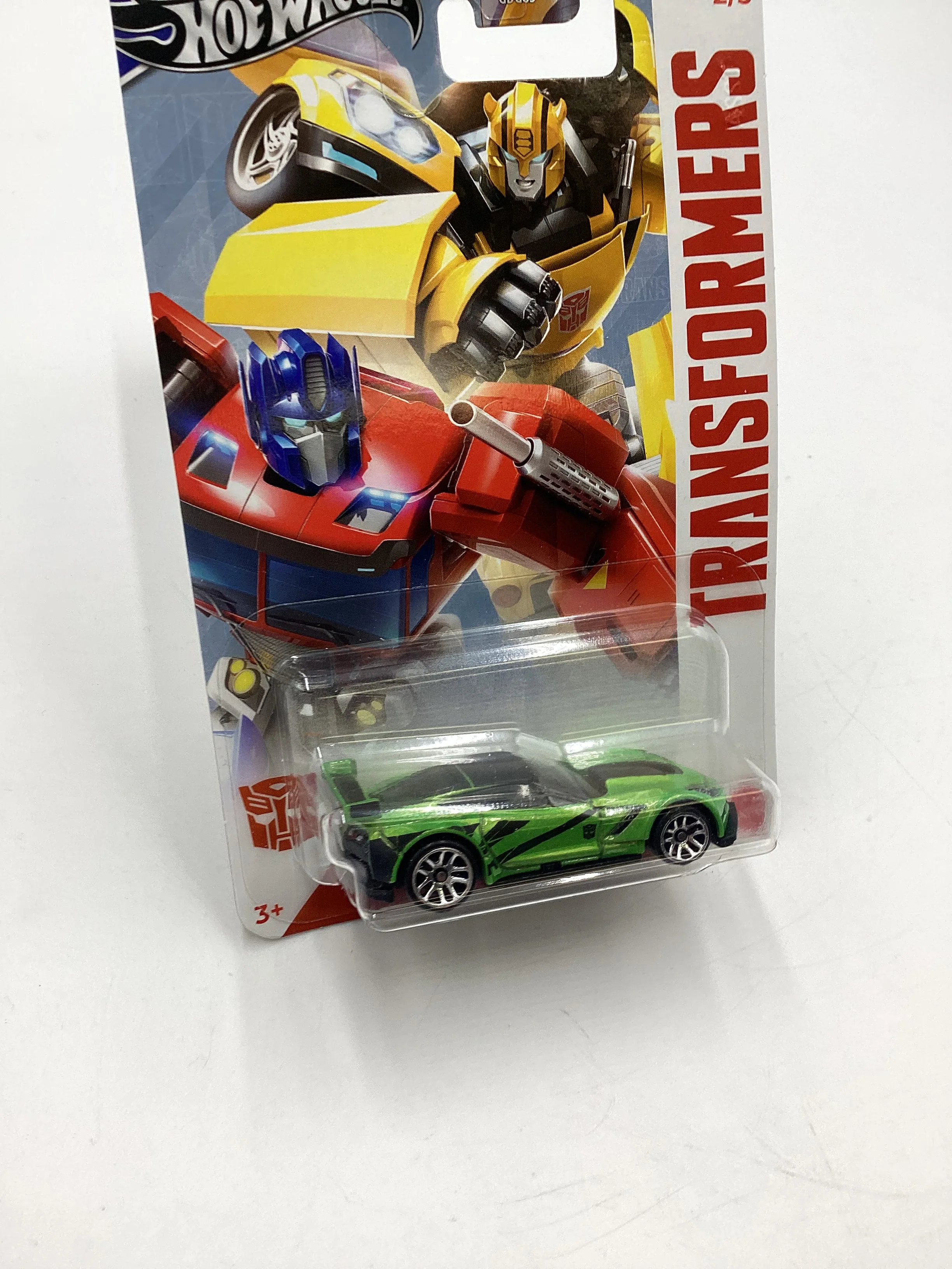 2024 Hot Wheels Transformers #2 Corvette C7.R Green Walmart Exclusive 158H - Image 5