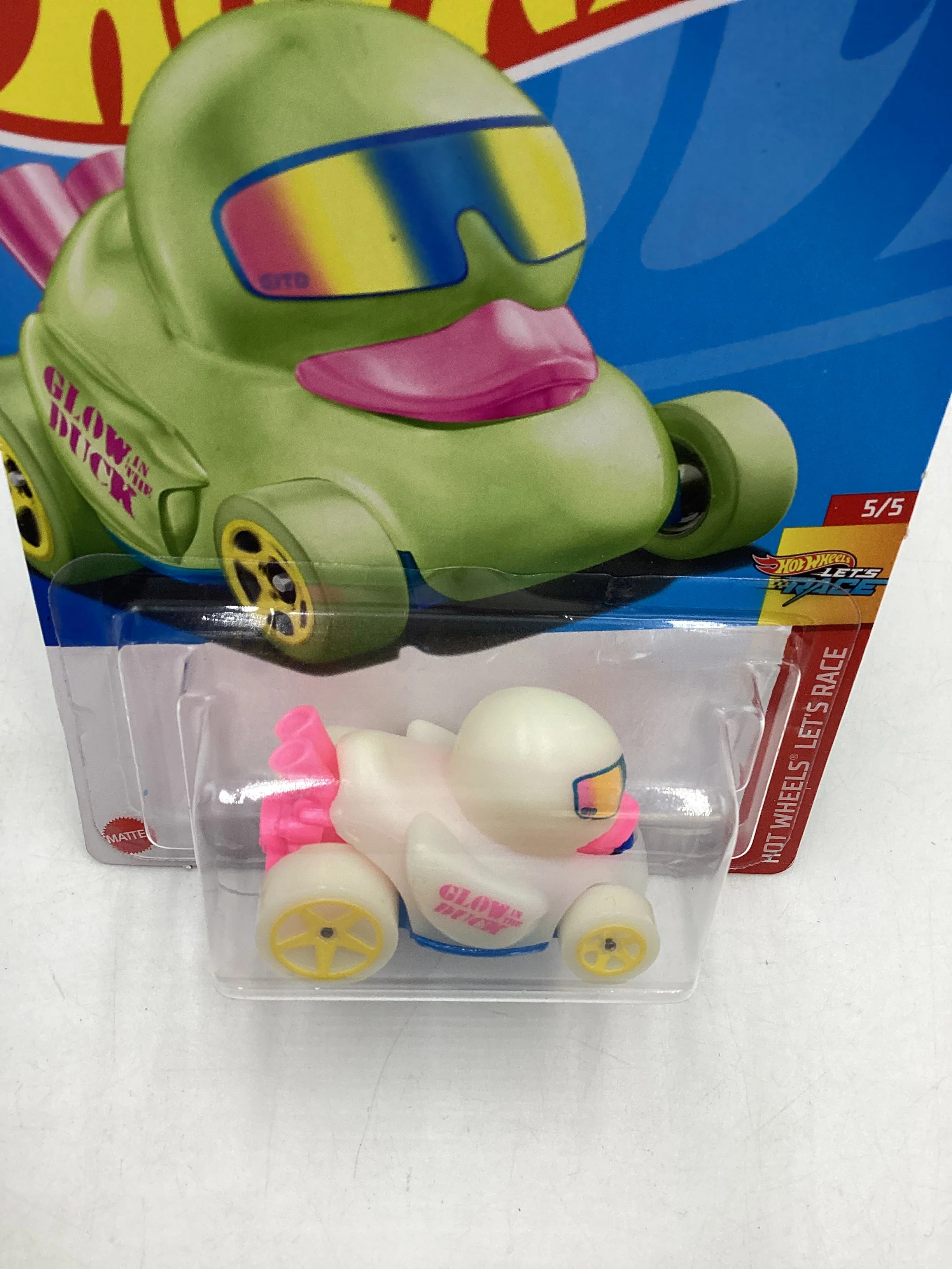 2024 Hot Wheels #167 Duck N Roll Glow in the Duck 123G - Image 6