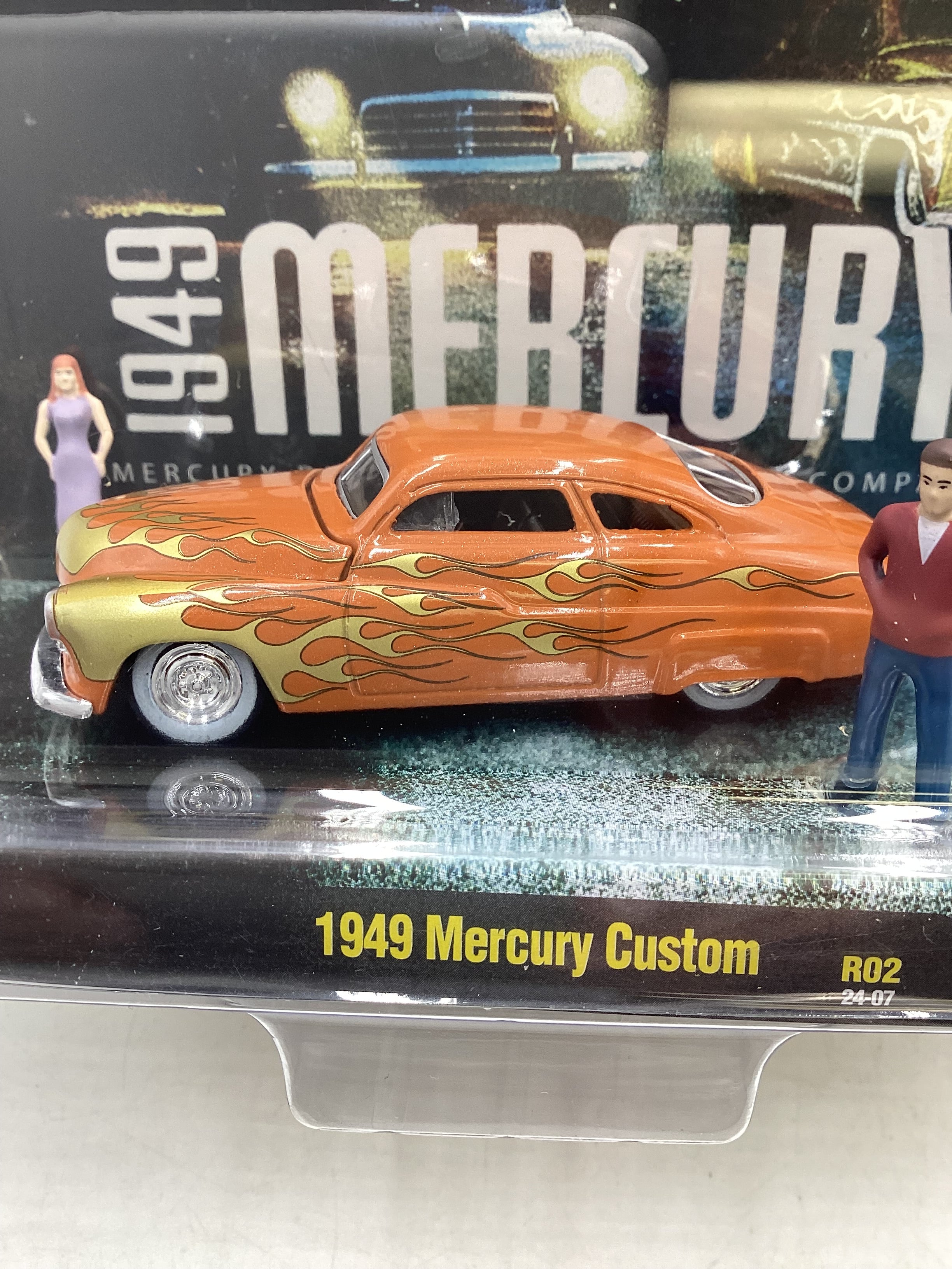 2024 M2 Machines Diorama R02 1949 Mercury Custom 196E - Image 3
