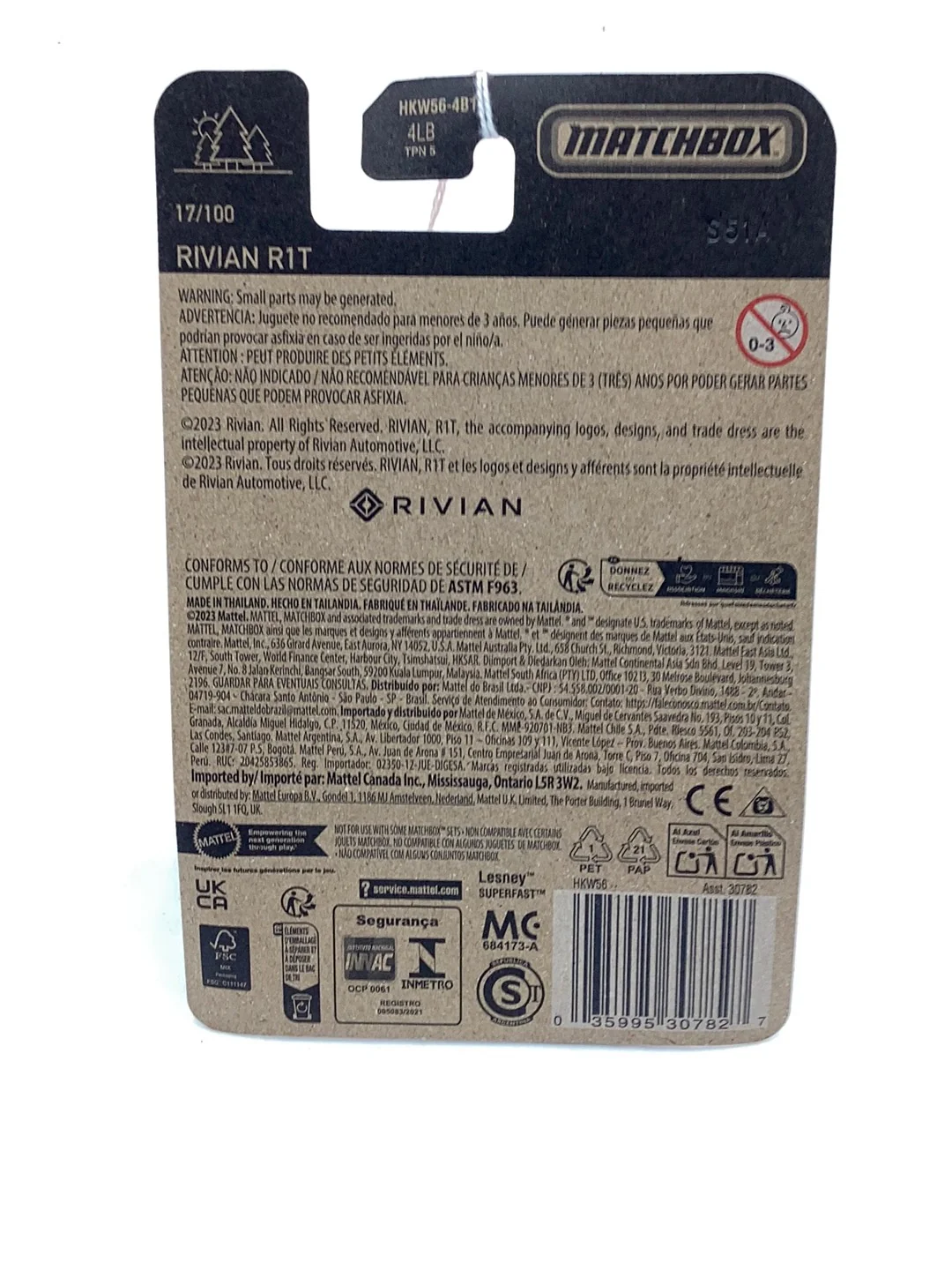2024 matchbox #17 Rivian R1T 47G - Image 7