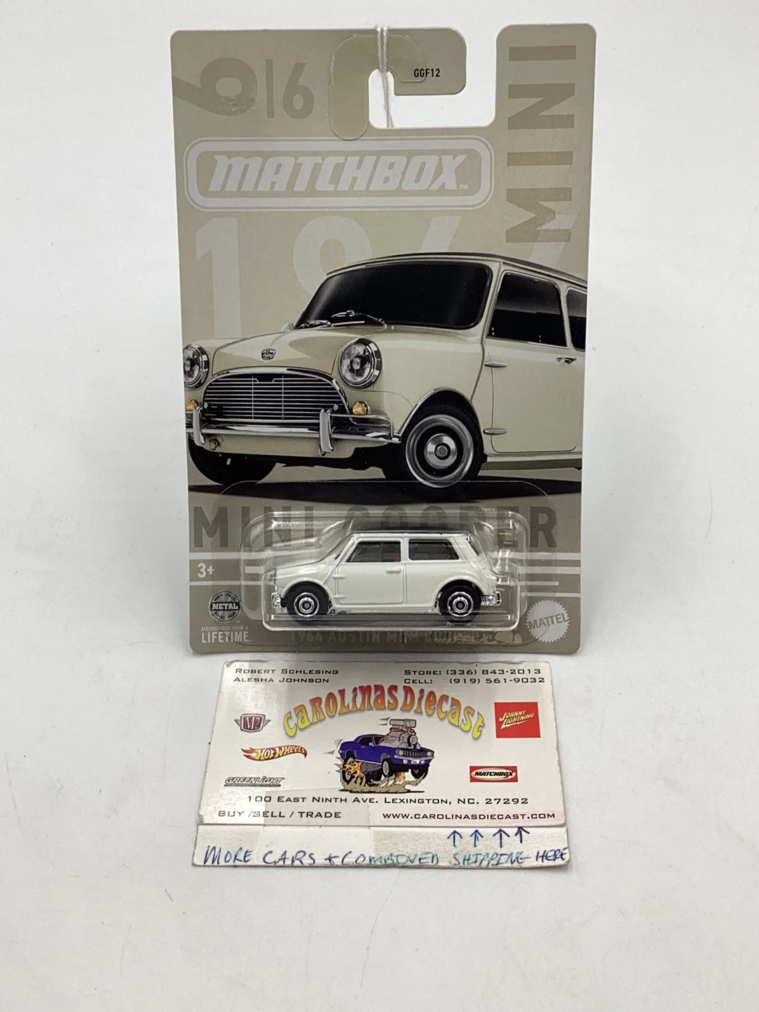 2024 Matchbox 1964 Austin Mini Cooper 6/6 Walmart Exclusive 161M