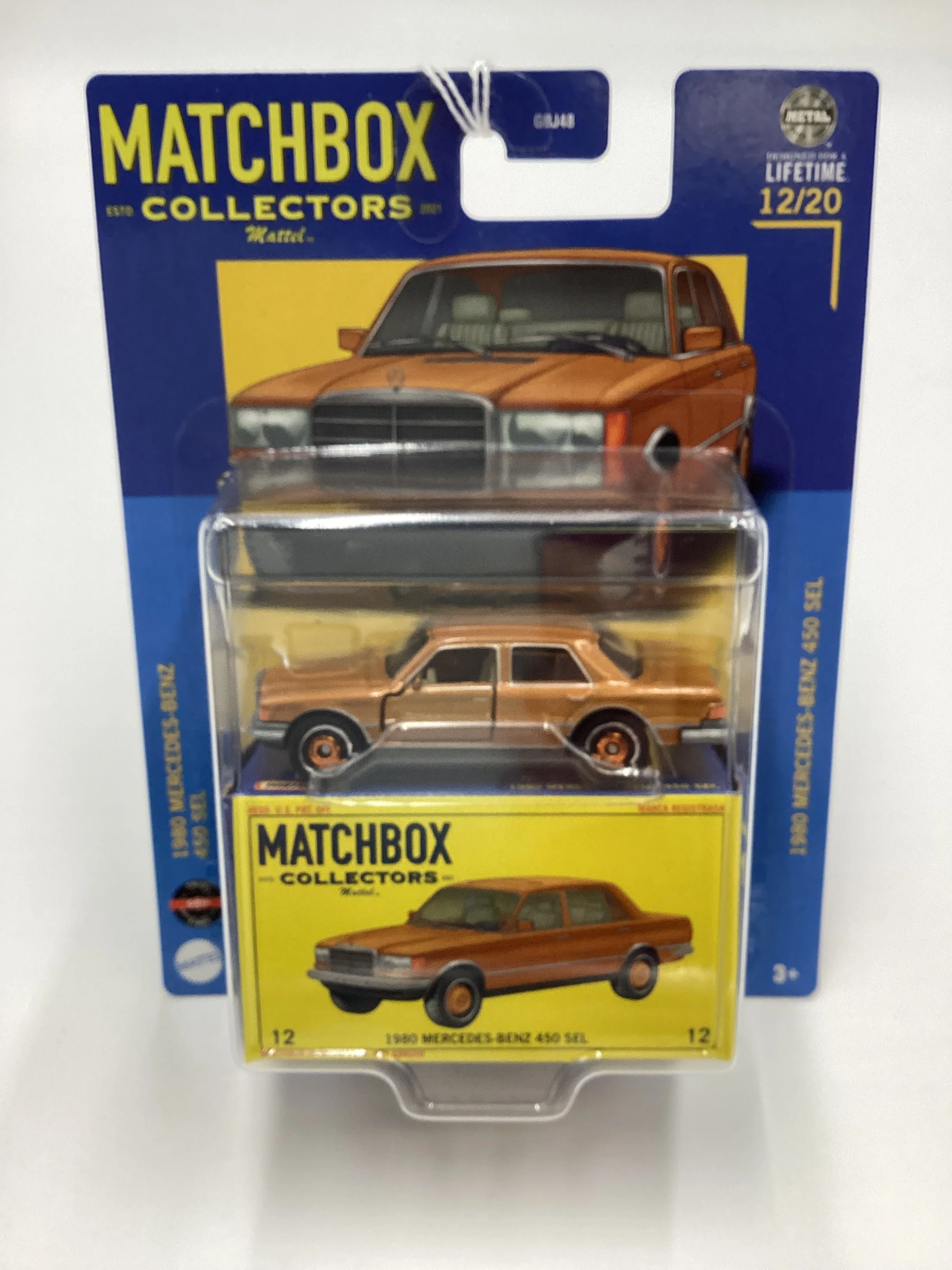 2024 Matchbox Collectors #12 1980 Mercedes-Benz 450 SEL Gold 170E - Image 2